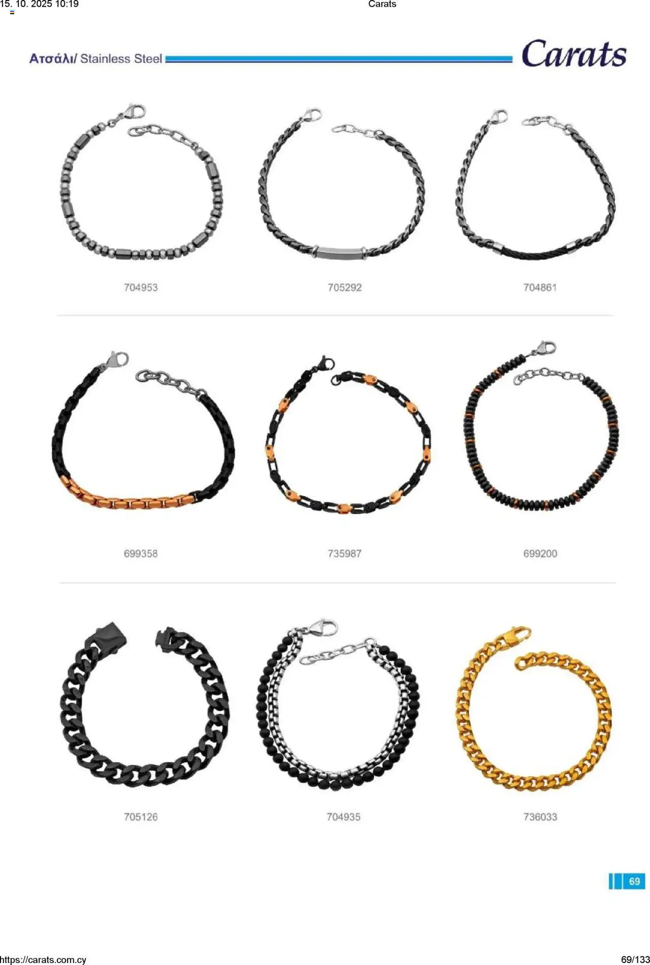 Carats Jewellers Κατάλογος – σε ισχύ από 15.10.2025 | Σελίδα: 69