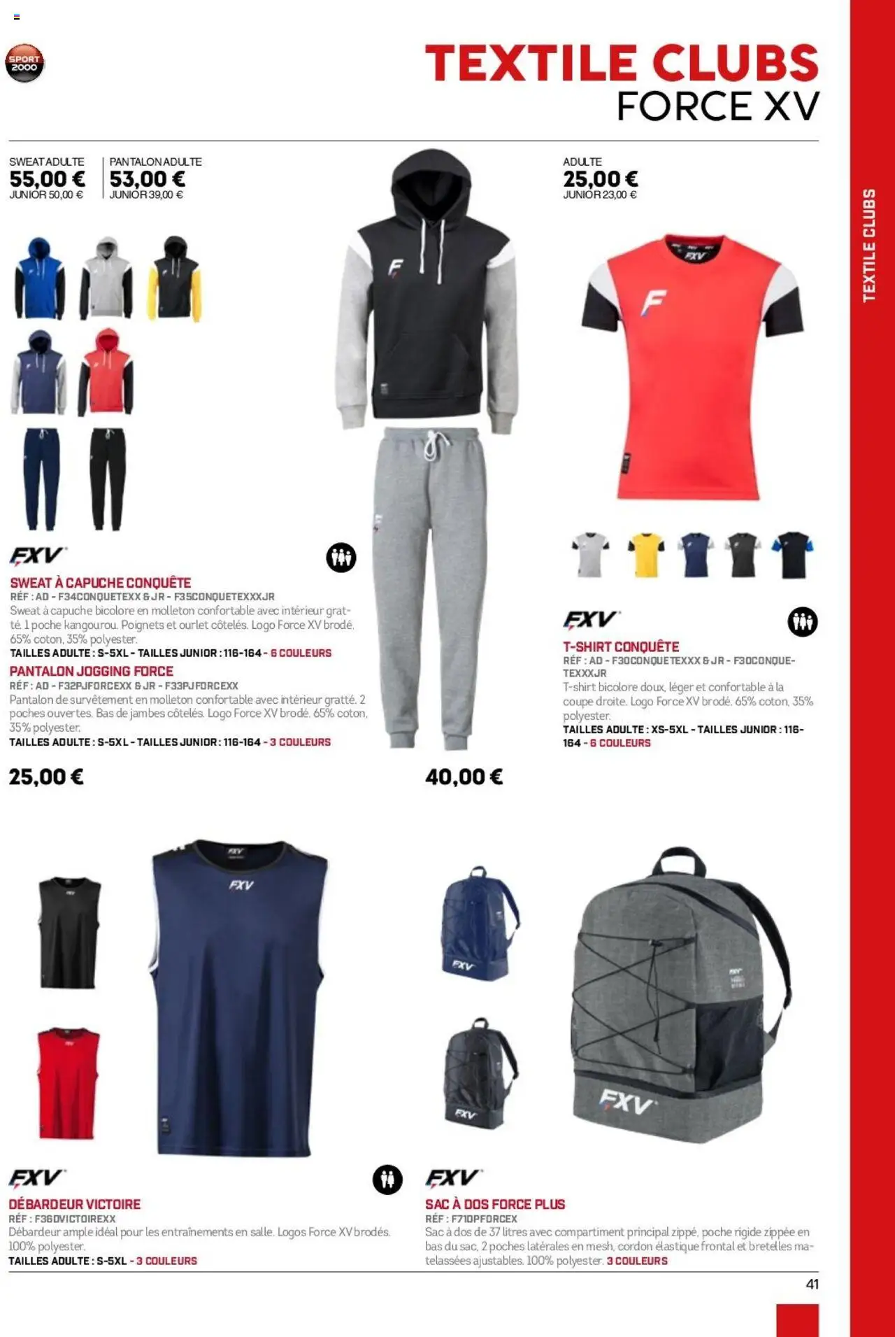  | Page: 41 | Produits: Sac, Débardeur, Pantalon, Sac à dos