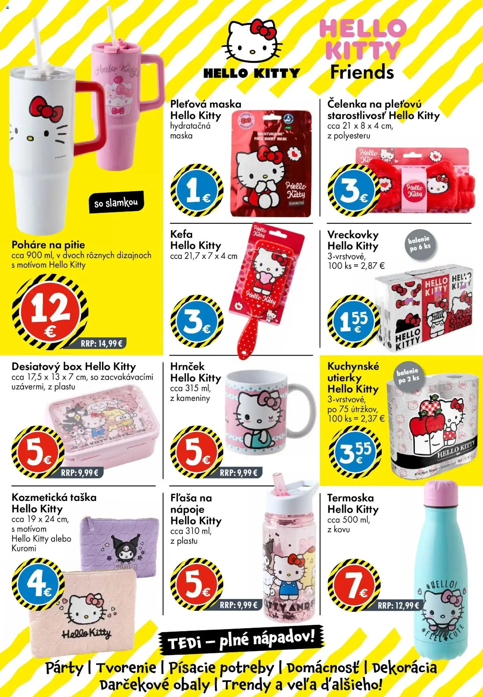 Nové TEDi akcie – leták je platný od 13.03.2026 | Strana: 21 | Produkty: Kefa, Maska, Taška