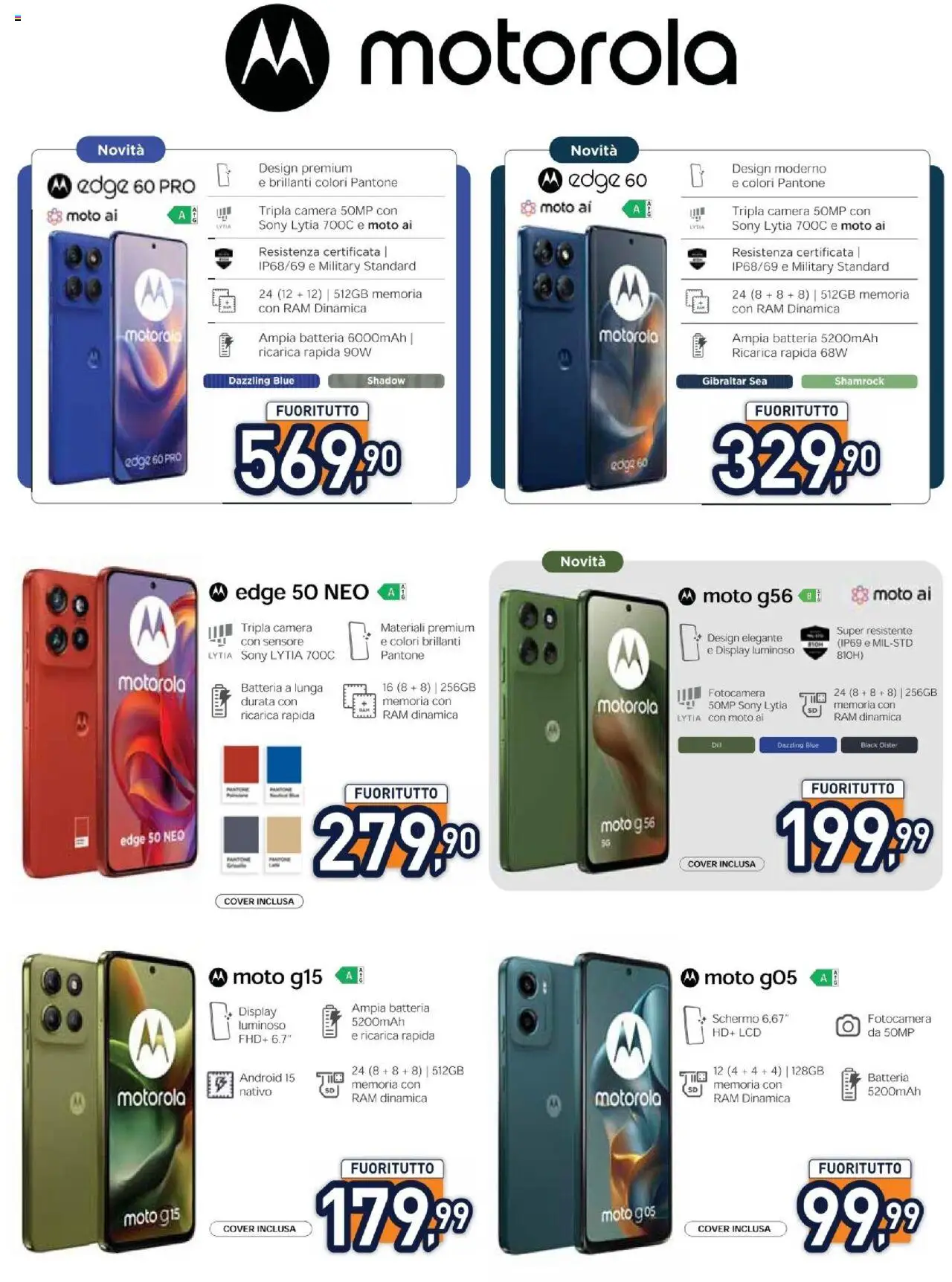 Volantino Unieuro del 01.08.2025 | Pagina: 24 | Prodotti: Schermo, Fotocamera, Batteria