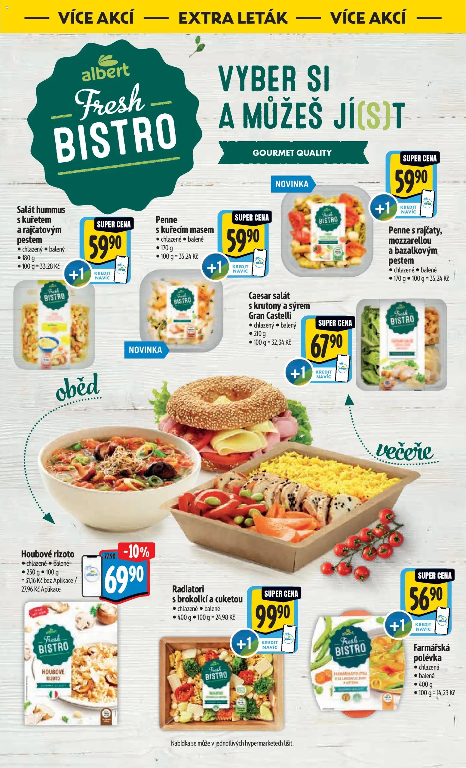 Albert leták - Hypermarket od 19.11.2025 | Strana: 47 | Produkty: Penne, Salát, Rizoto, Krutony