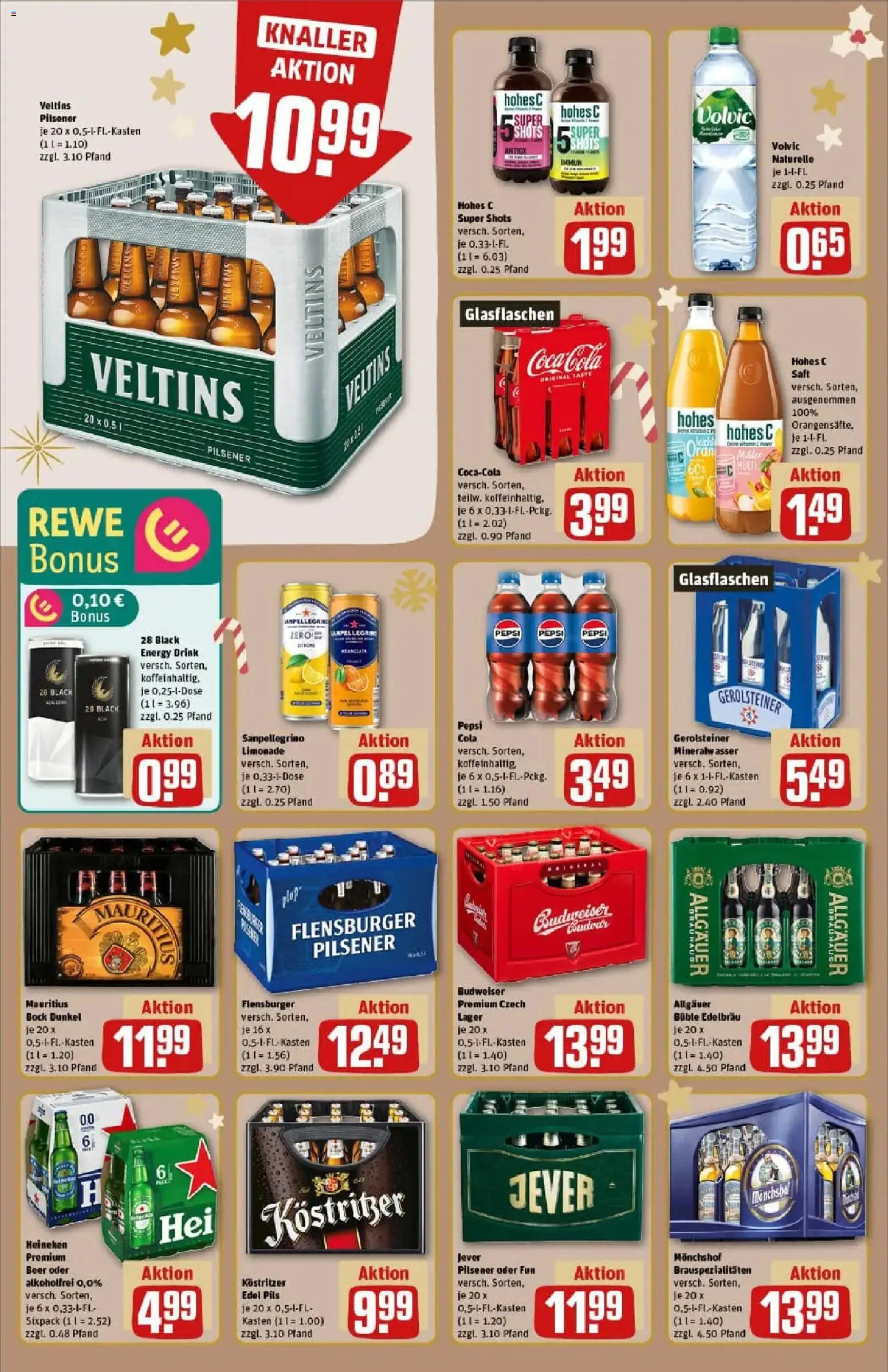 Rewe prospekt Leipzig / Zentrum-West	 – gültig ab 07.12.2025 | Seite: 14 | Produkte: Limonade, Heineken, Jever, Saft