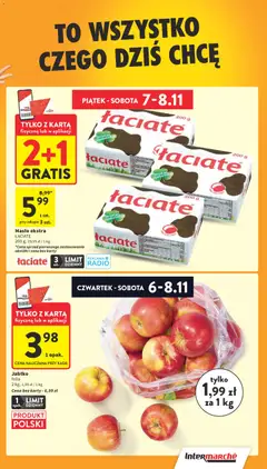 Pogląd oferty "Intermarche Gazetka" - ważna od 06.11.2025 | Strona: 3 | Produkty: Karta, Radio, Masło