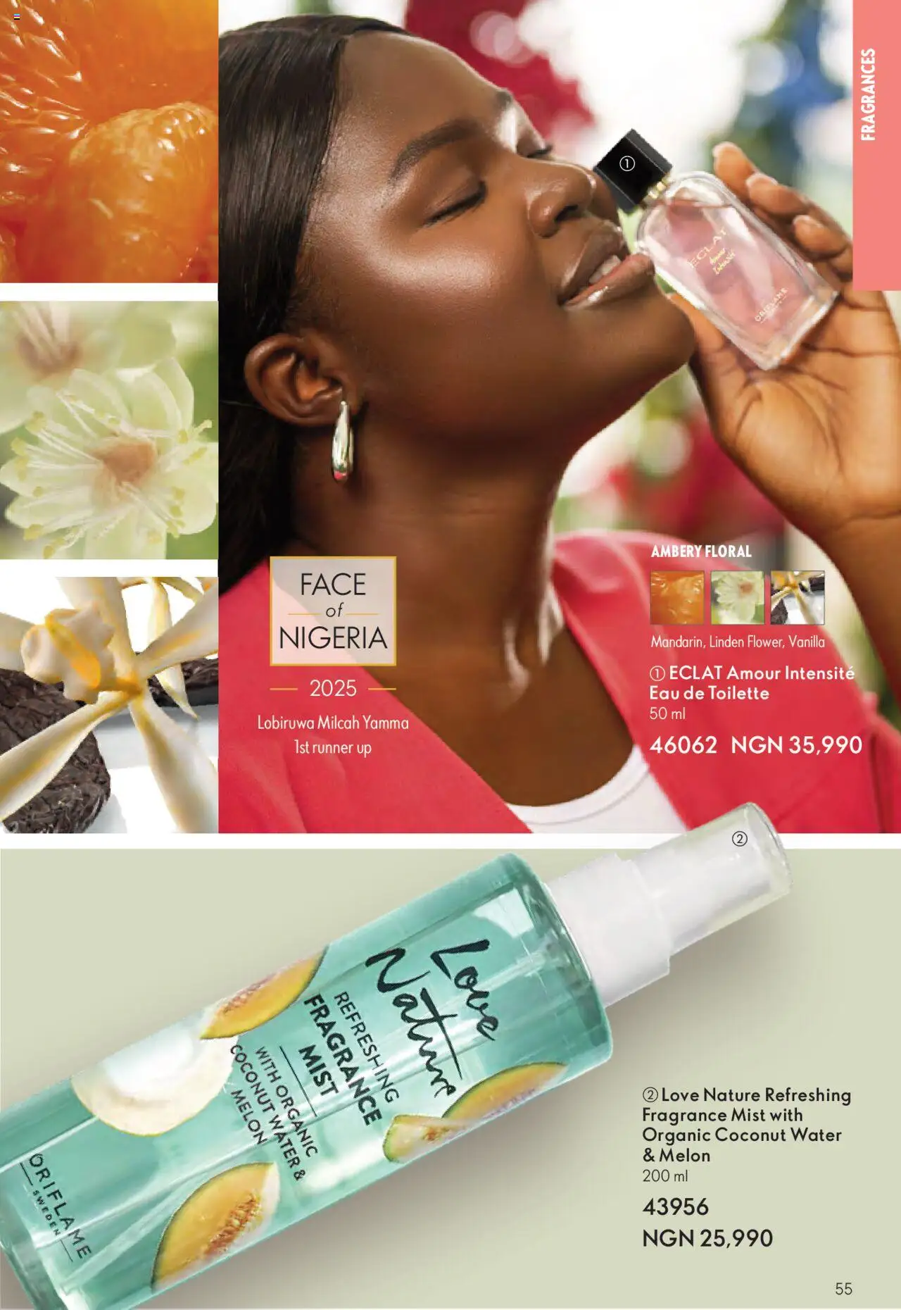 Oriflame - Catalogue  valid from 01.07.2025 | Page: 55 | Products: Water, Zápich, Eau de toilette, Odstranjivač mrlja
