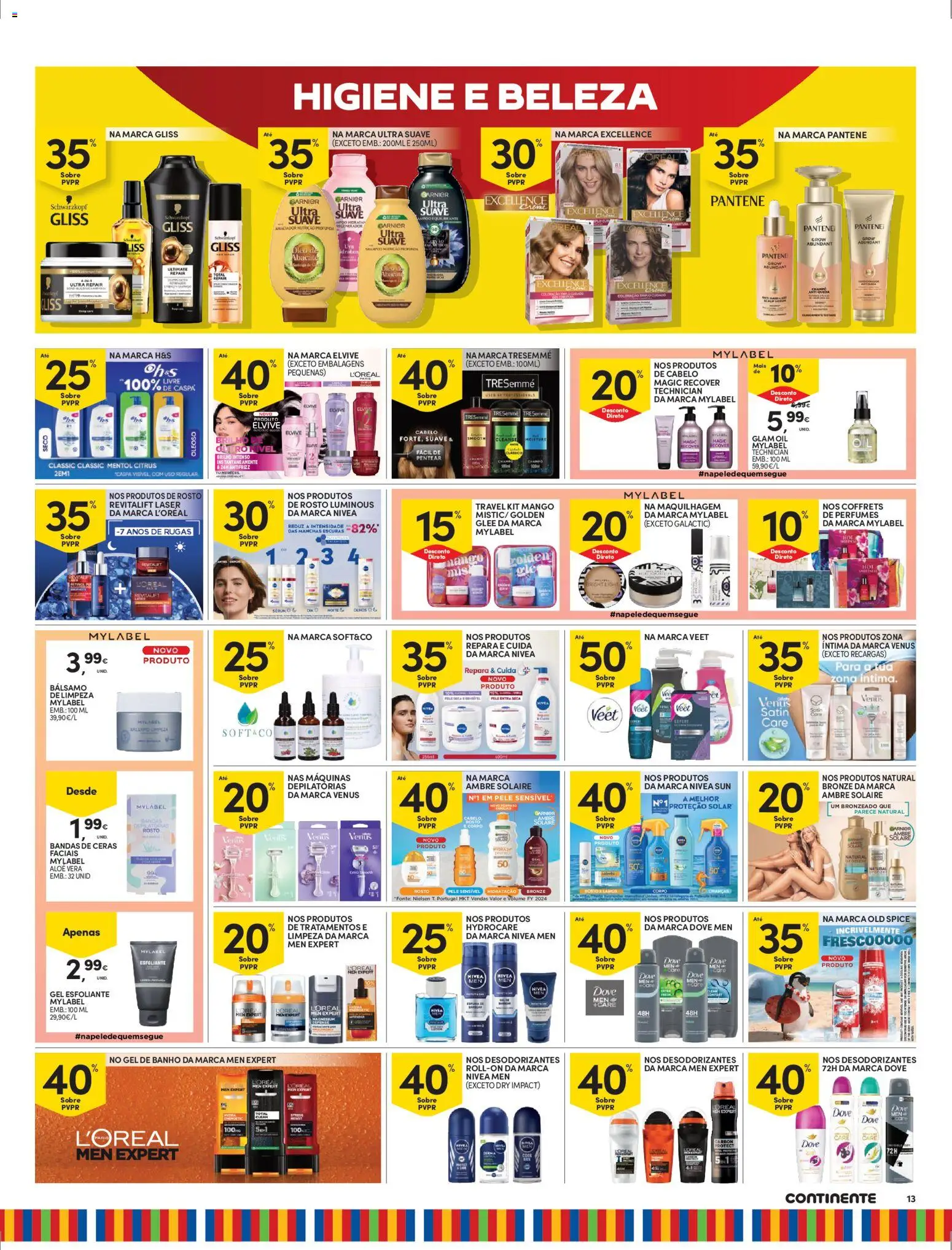 Continente Madeira │ válido de 28.04.2026 | Página: 13 | Produtos: Perfume, Maquilhagem, Gel de banho, Banho