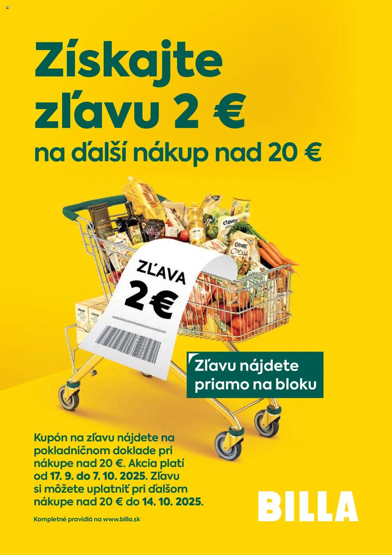 Nové Billa akcie – leták je platný od 01.10.2025 | Strana: 2