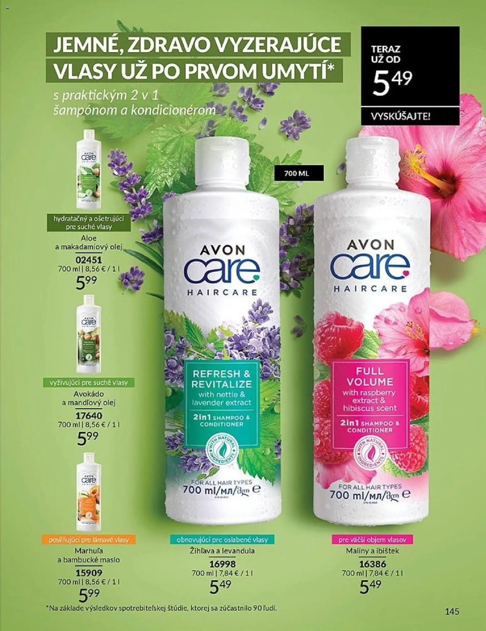 Nové Avon akcie – leták je platný od 01.05.2026 | Strana: 145 | Produkty: Olej, Mandľový olej, Avokádo, Maliny