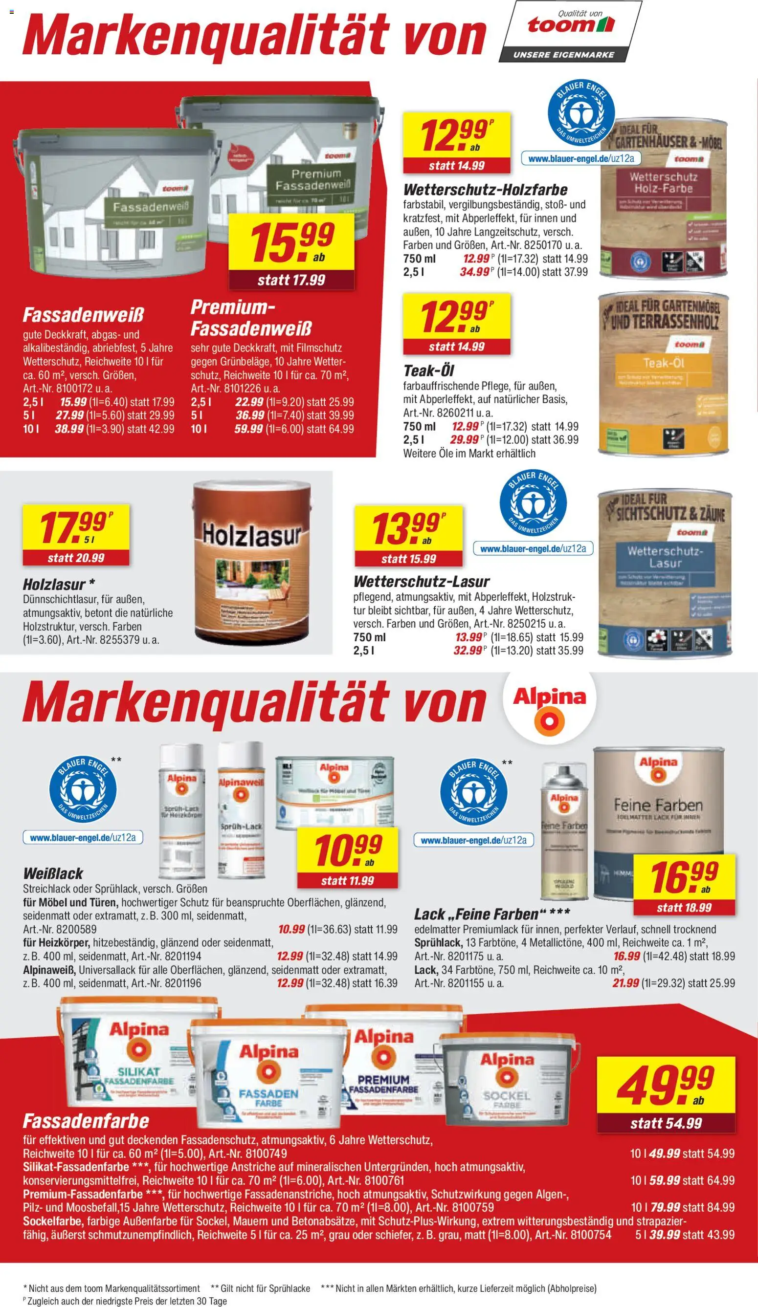 Toom Baumarkt Prospekt 	 – gültig ab 18.04.2026 | Seite: 22 | Produkte: Gartenmöbel, Tür