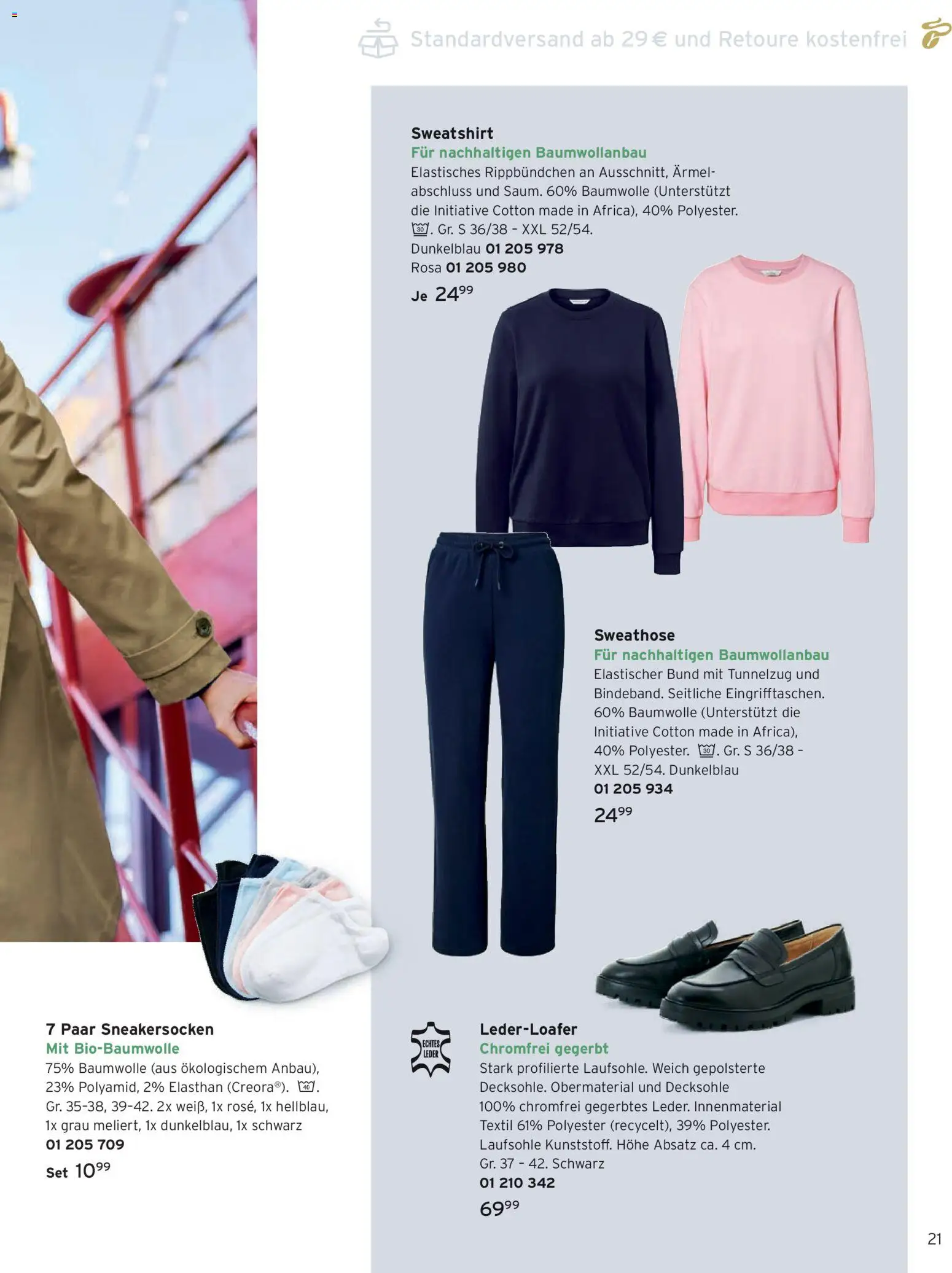 Angebote Tchibo – gültig ab 01.02.2026 | Seite: 21 | Produkte: Sweathose, Sweatshirt