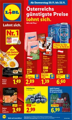 Lidl Flugblatt - Eisenstadt, Ebenfurth, Mattersburg ab 20.11.2025 gültig