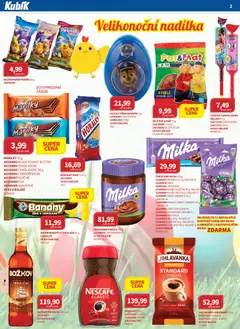 Náhled letáku Kubík leták - Velkoobchod 03/2026 od 01.03.2026 | Strana: 2 | Produkty: Káva, Čokoláda, Milka, Banány
