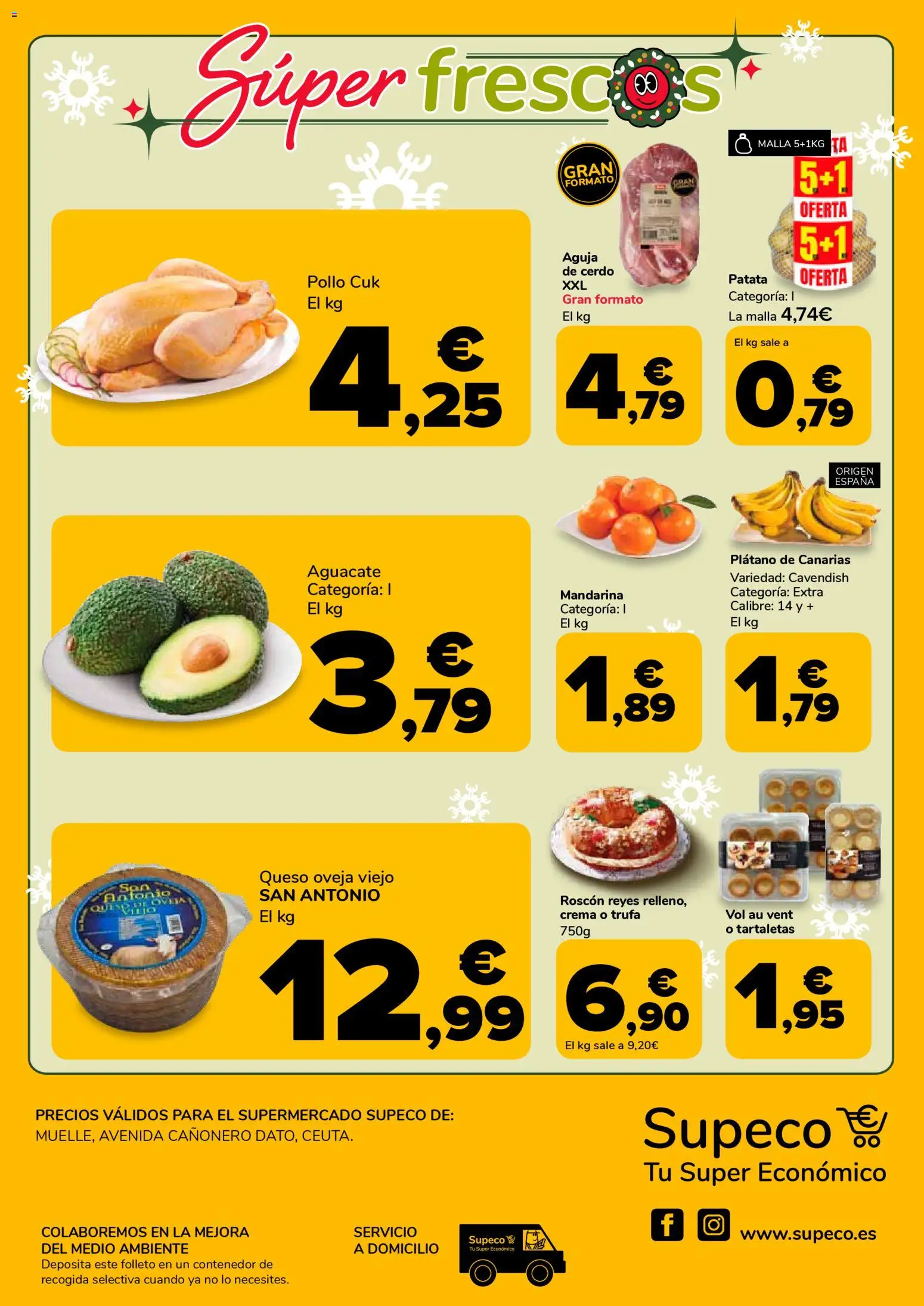 Supeco folleto │ válido desde el 18.12.2025 | Página: 4 | Productos: Queso, Cerdo, Crema