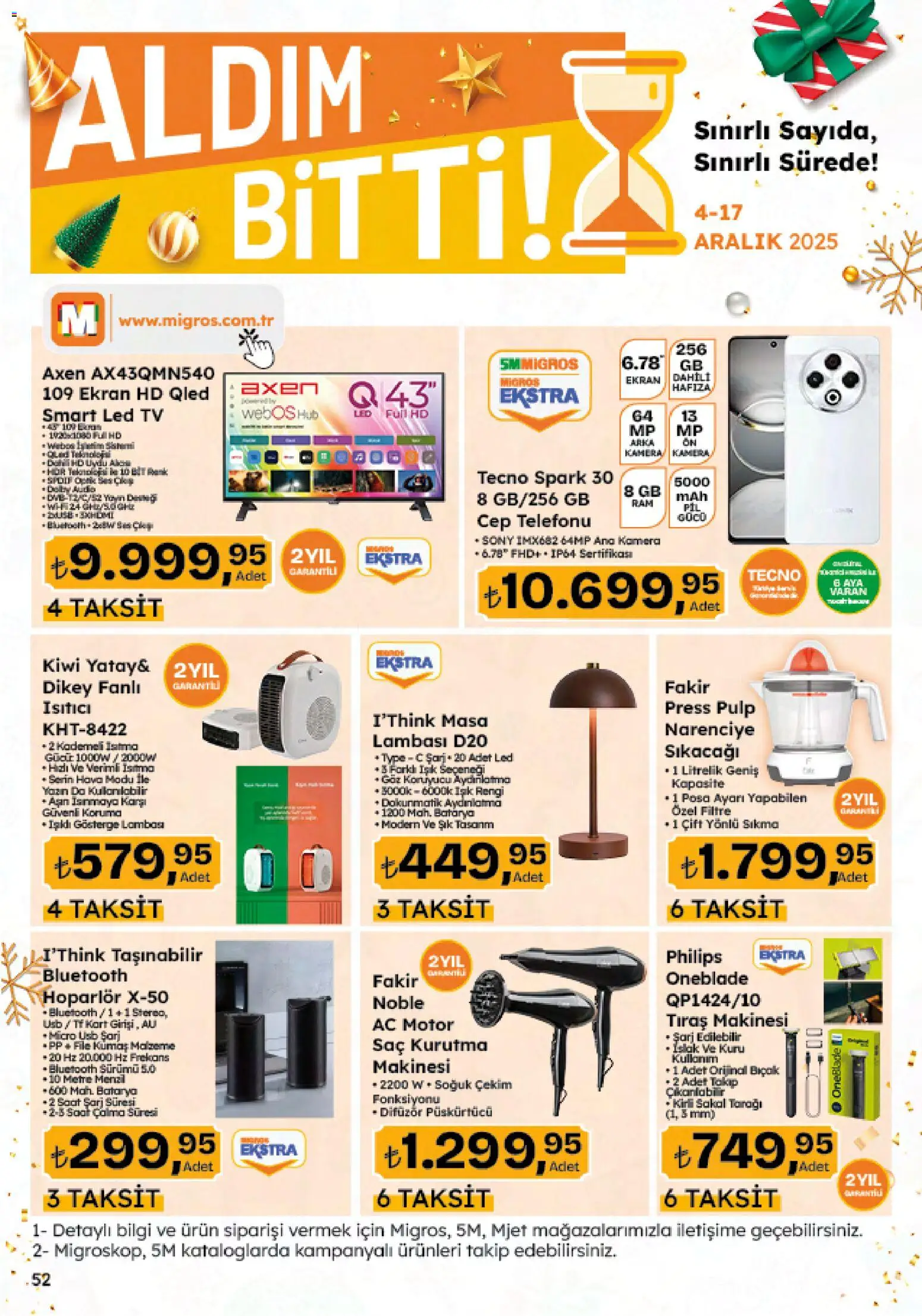 Migros Katalog - 5M Migroskop Dijital - 04.12.2025 tarihinden itibaren geçerlidir | Sayfa: 141