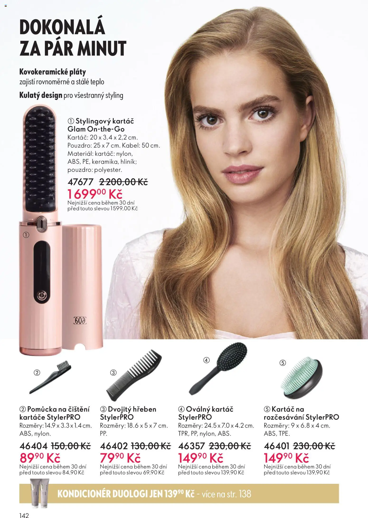 Oriflame Black Friday od 12.11.2025 | Strana: 142 | Produkty: Kabel, Pouzdro, Kondicionér, Hřeben
