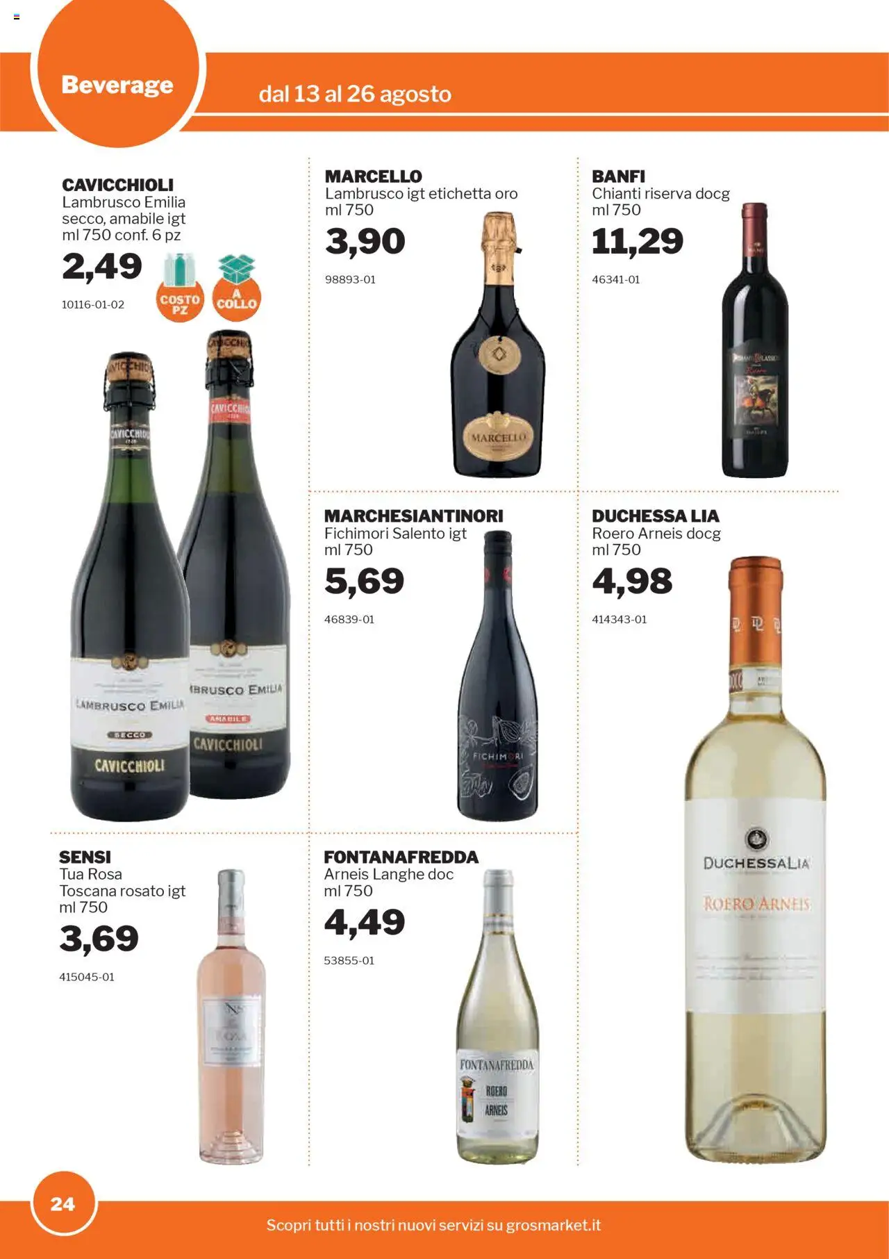Volantino Sogegross del 13.08.2025 | Pagina: 24