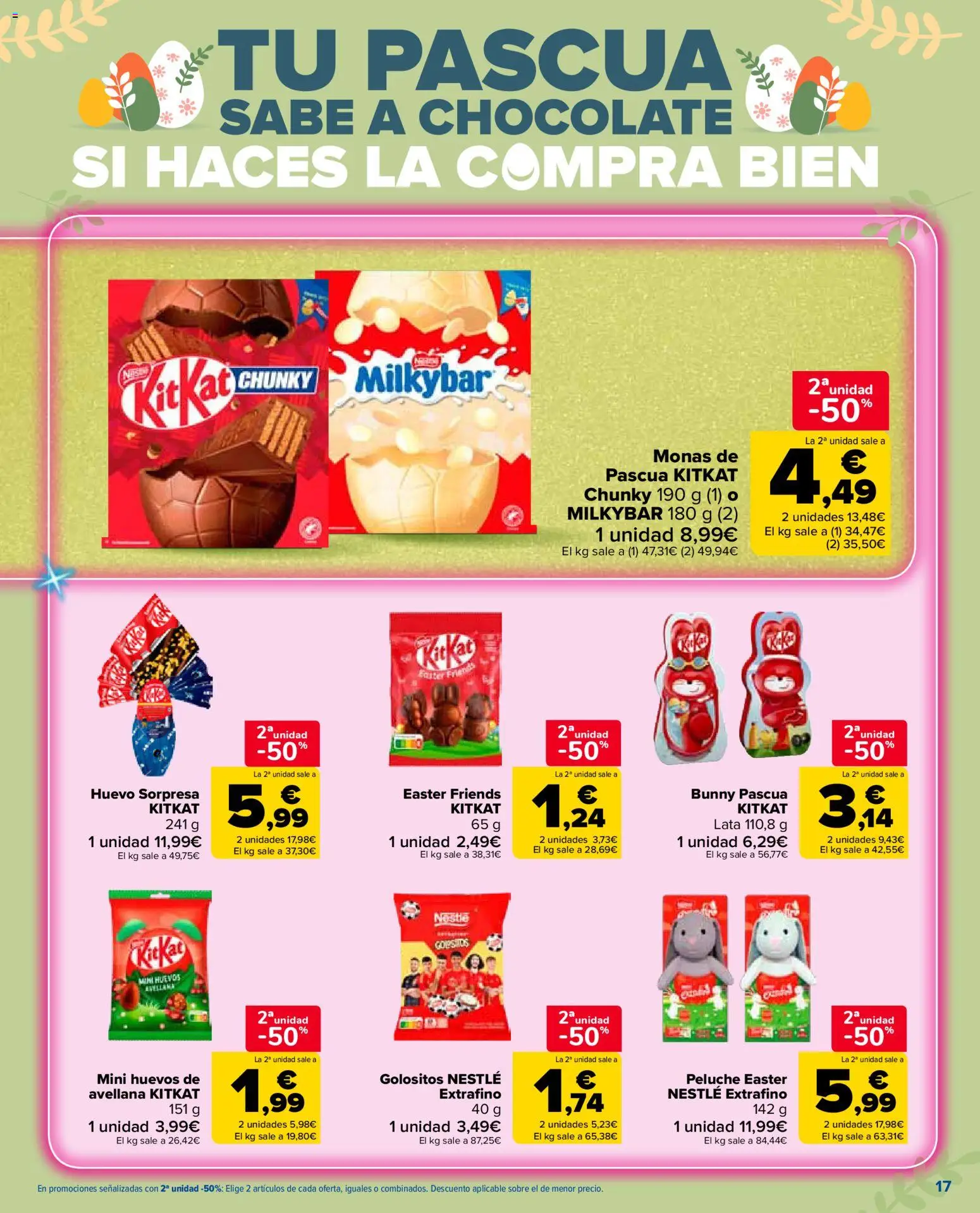 Carrefour Market folleto │ válido desde el 24.03.2026 | Página: 17 | Productos: Huevos, Chocolate