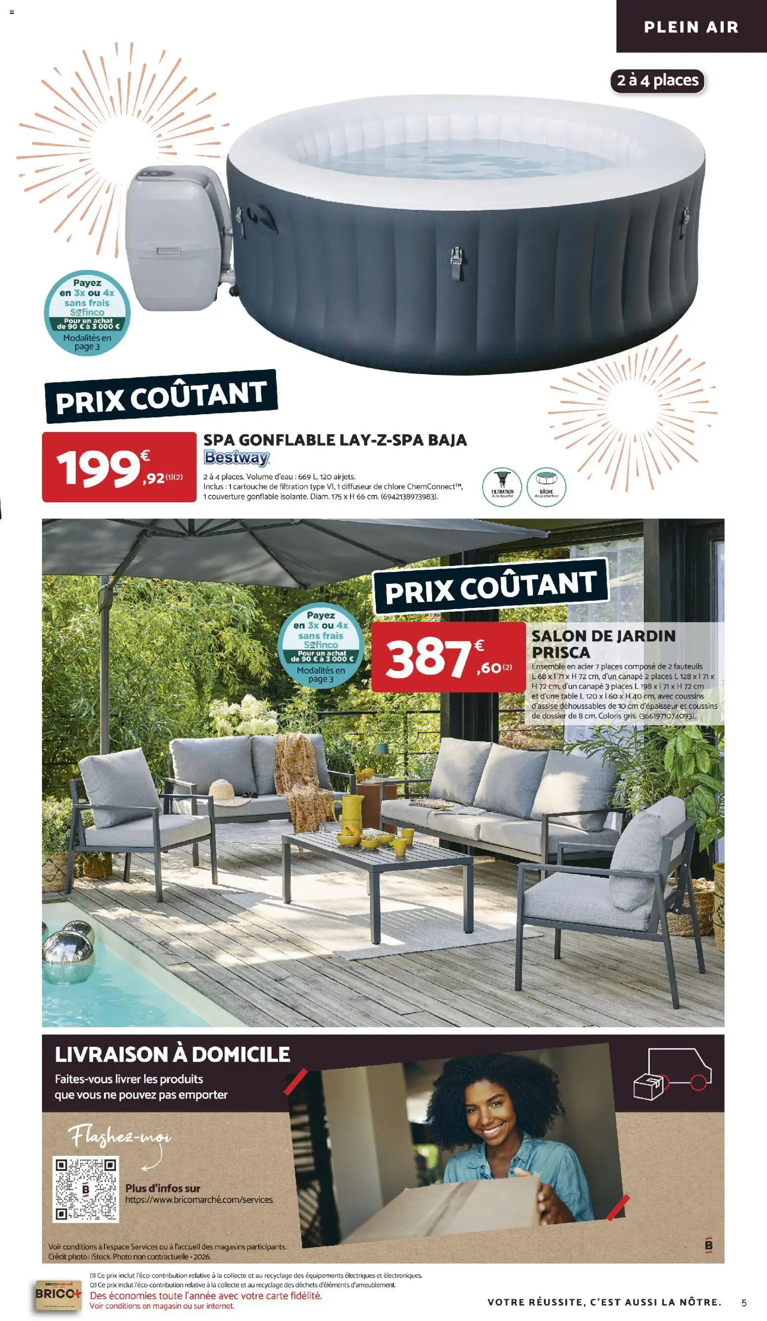 {H1} | Page: 5 | Produits: Diffuseur, Spa gonflable, Couverture, Cartouche