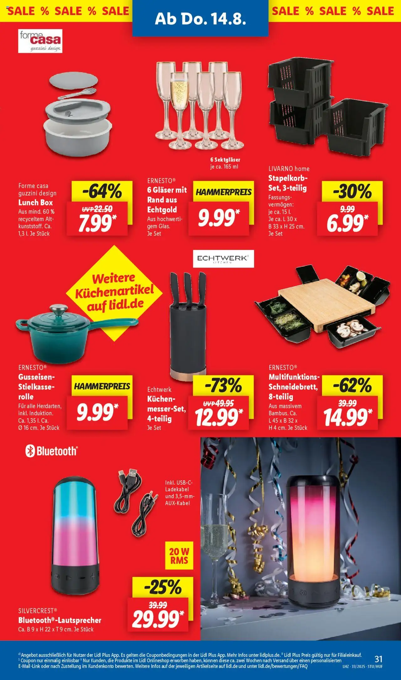 Lidl Prospekt Stuttgart - gültig ab dem 11.08.2025 | Seite: 45 | Produkte: Box, Ladekabel, Kuchen