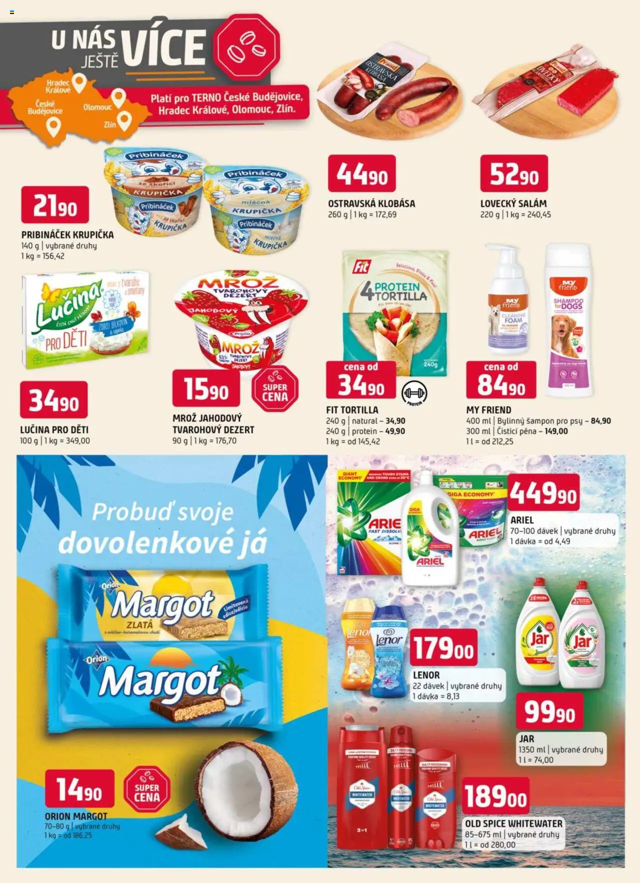 Terno leták od 18.06.2025 | Strana: 19 | Produkty: Lenor, Pribináček, Tortilla, Old Spice