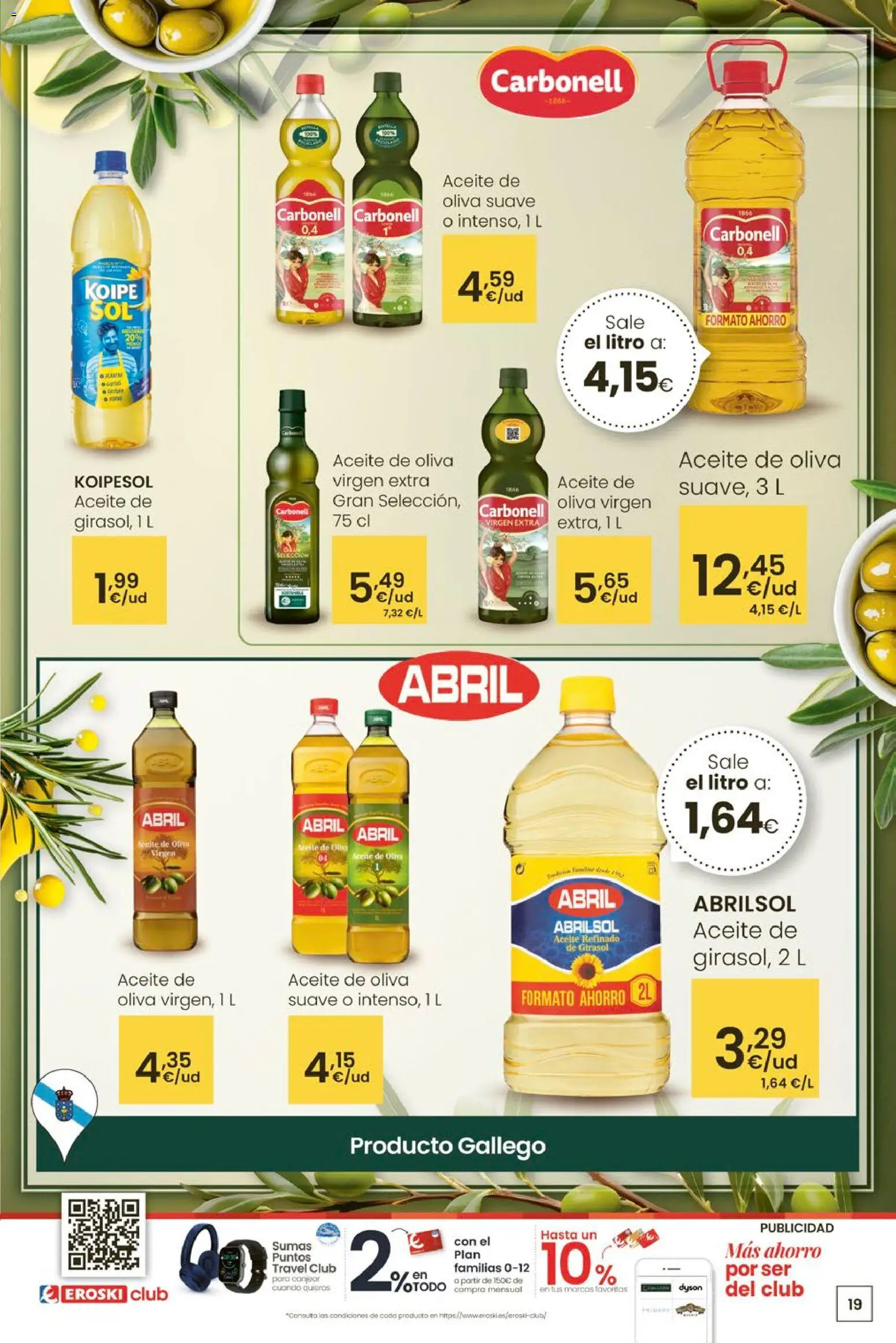Eroski - Carnaval del ahorro │ válido desde el 12.02.2026 | Página: 19 | Productos: Aceite, Aceite de oliva