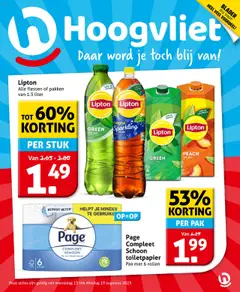Hoogvliet - Folder - Voorbeeld van een folder van Hoogvliet, geldig van 13.08.2025