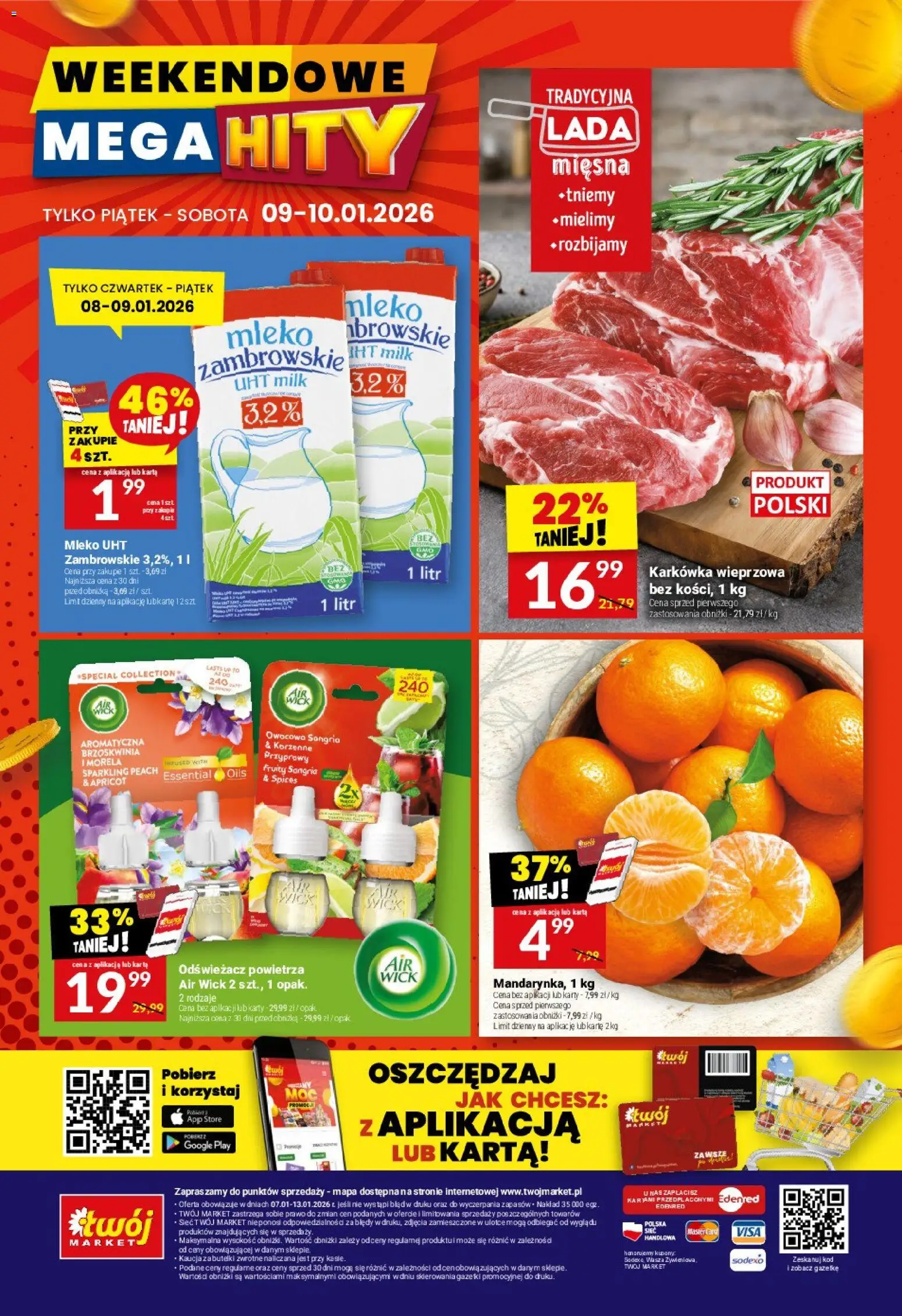 Twój Market Gazetka od 07.01.2026 | Strona: 32 | Produkty: Brzoskwinia, Karta, Odświeżacz powietrza, Przyprawy