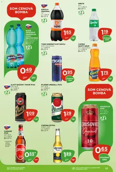 Terno leták platný od 26.02.2026 | Strana: 17 | Produkty: Budiš, Zlatý Bažant, Corgoň, Minerálna voda