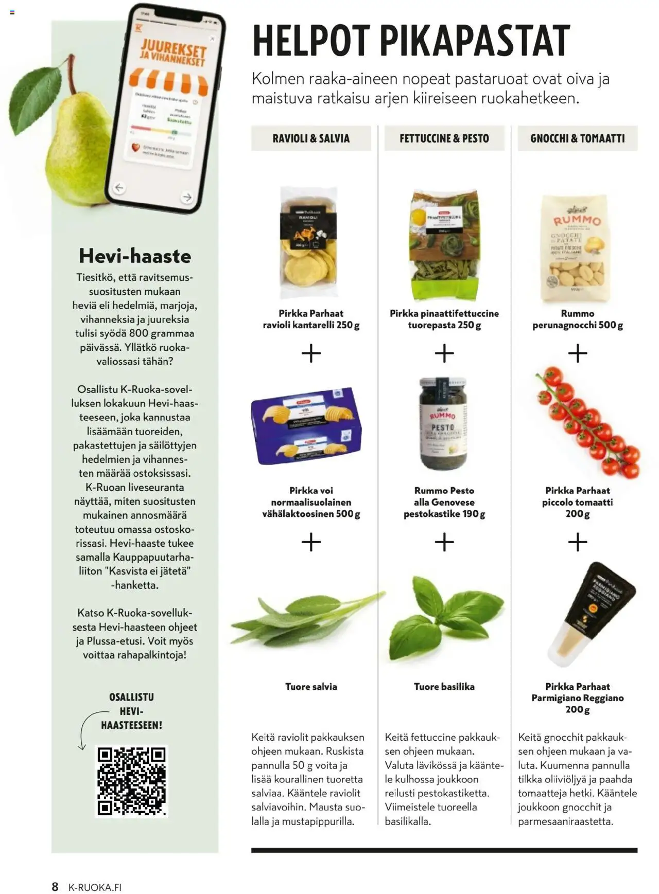 K-Citymarket - K-Ruoka – voimassa 01.10.2025 alkaen | Sivu: 8 | Tuotteet: Ravioli, Basilika, Voi, Pesto