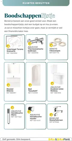Brico - Badkamermagazine - Voorbeeld van een folder van Brico, geldig van 28.04.2025 | Pagina: 88 | Producten: Toilet