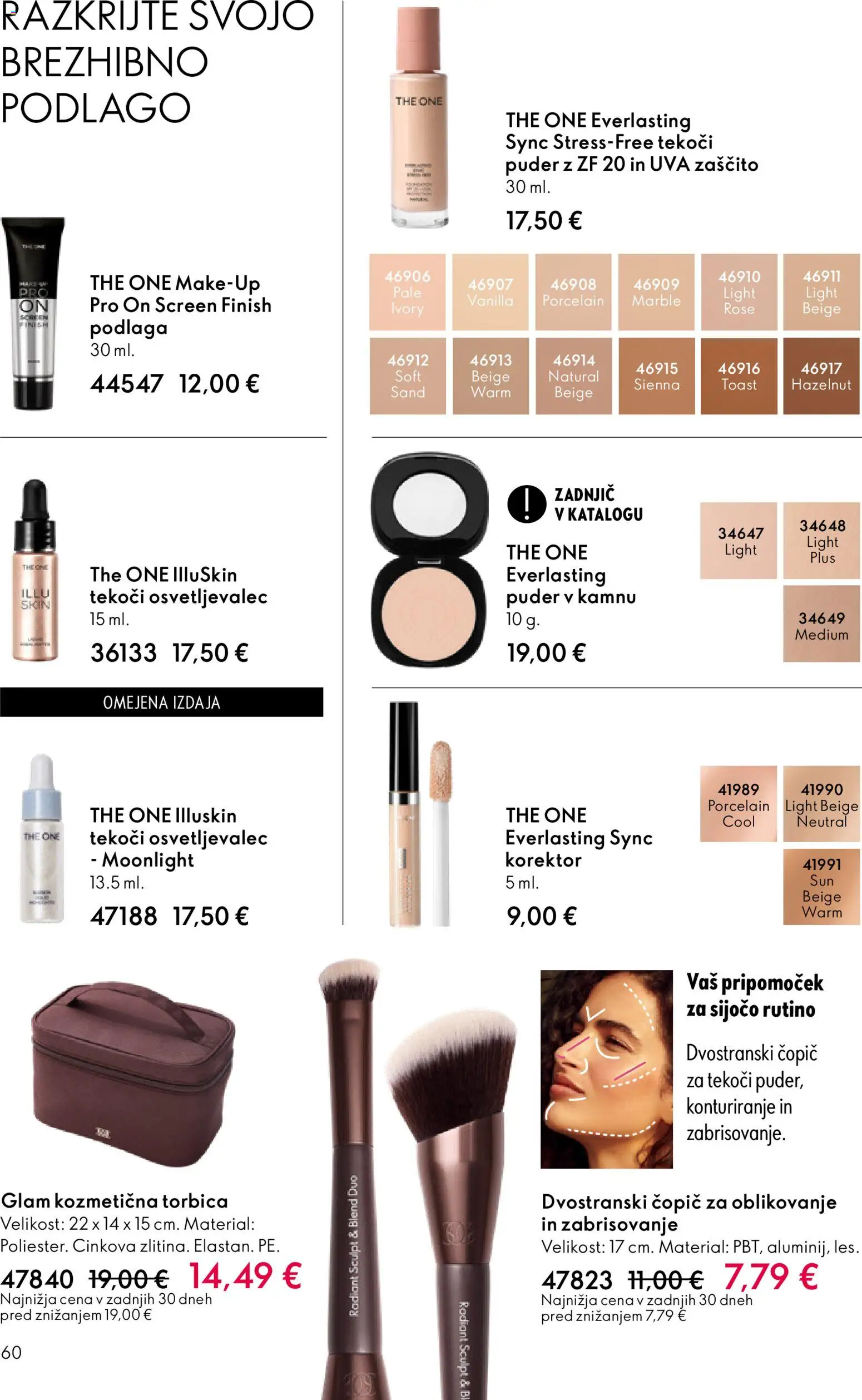 Novi Oriflame katalog ponudbe – veljaven od 18.02.2026 | Stran: 60 | Izdelki: Toast, Puder, Copic, Torbica