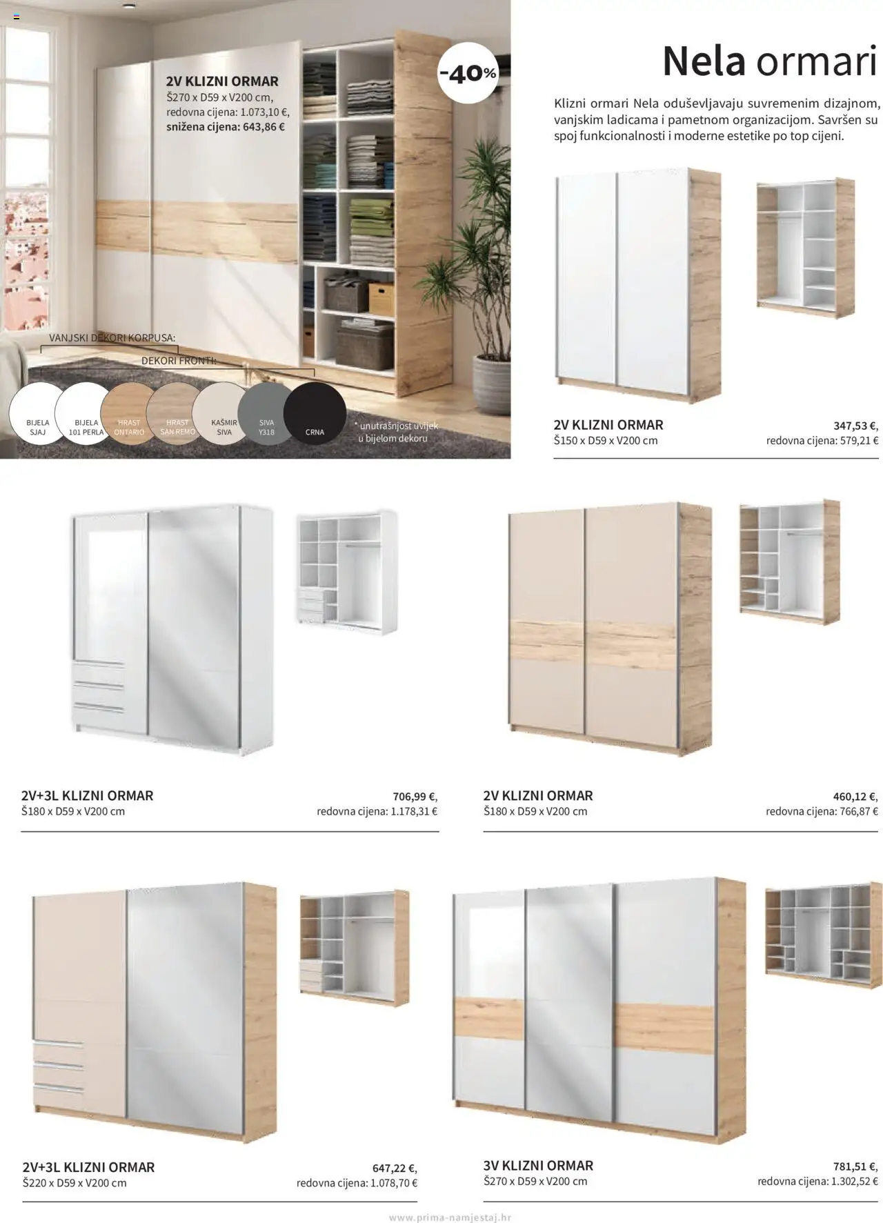 Prima katalog | vrijedi od 01.10.2025 | Stranica: 27 | Proizvodi: Ormar, Ormari, Klizni ormar
