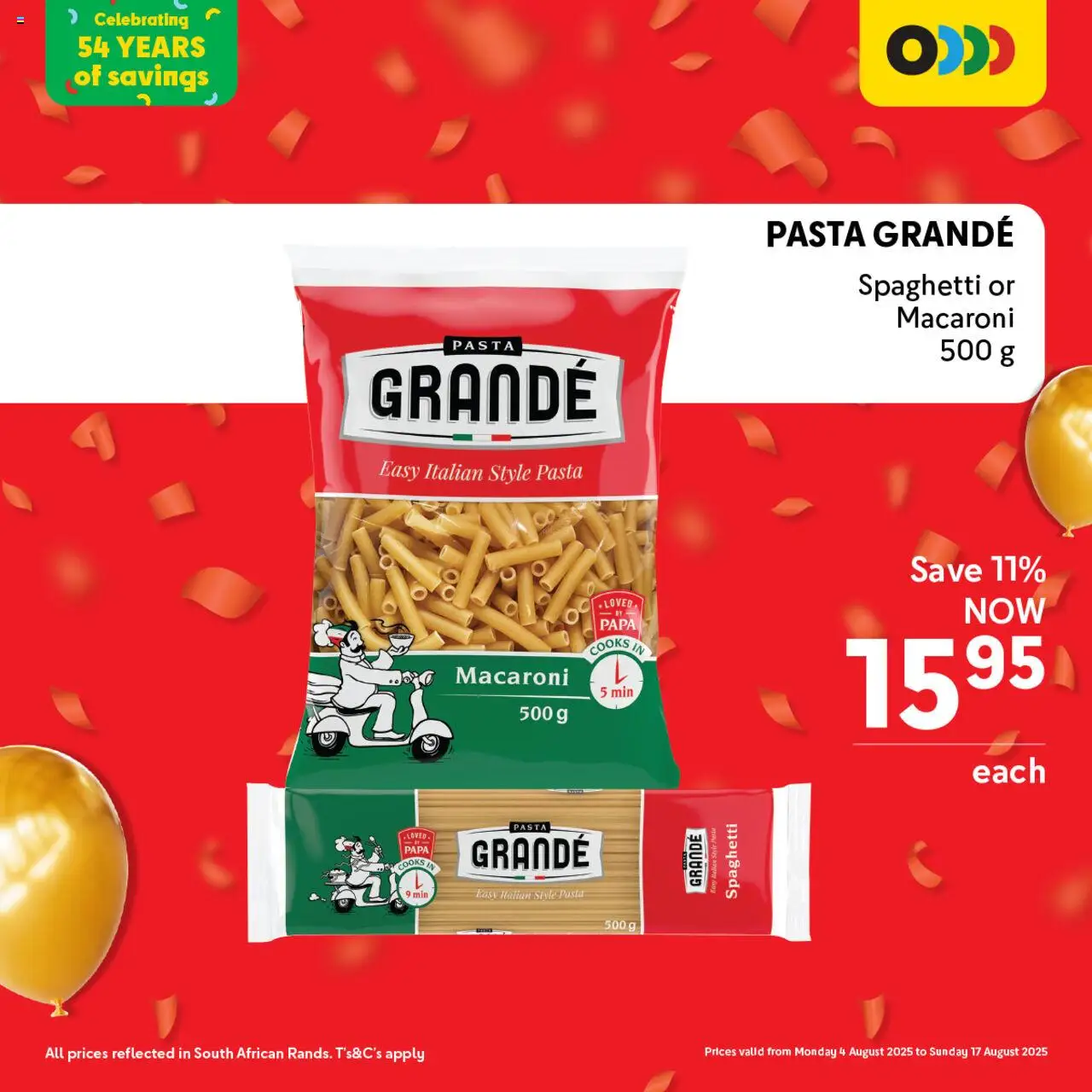 Makro Birthday Deals Stir fry │ valid from 04.08.2025 | Page: 8 | Products: Pasta