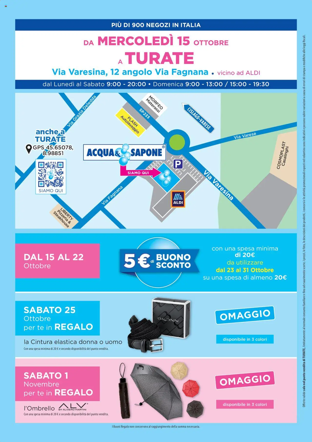 Volantino Acqua e Sapone del 15.10.2025 | Pagina: 8 | Prodotti: Sapone, Tè, Cintura, Stampa