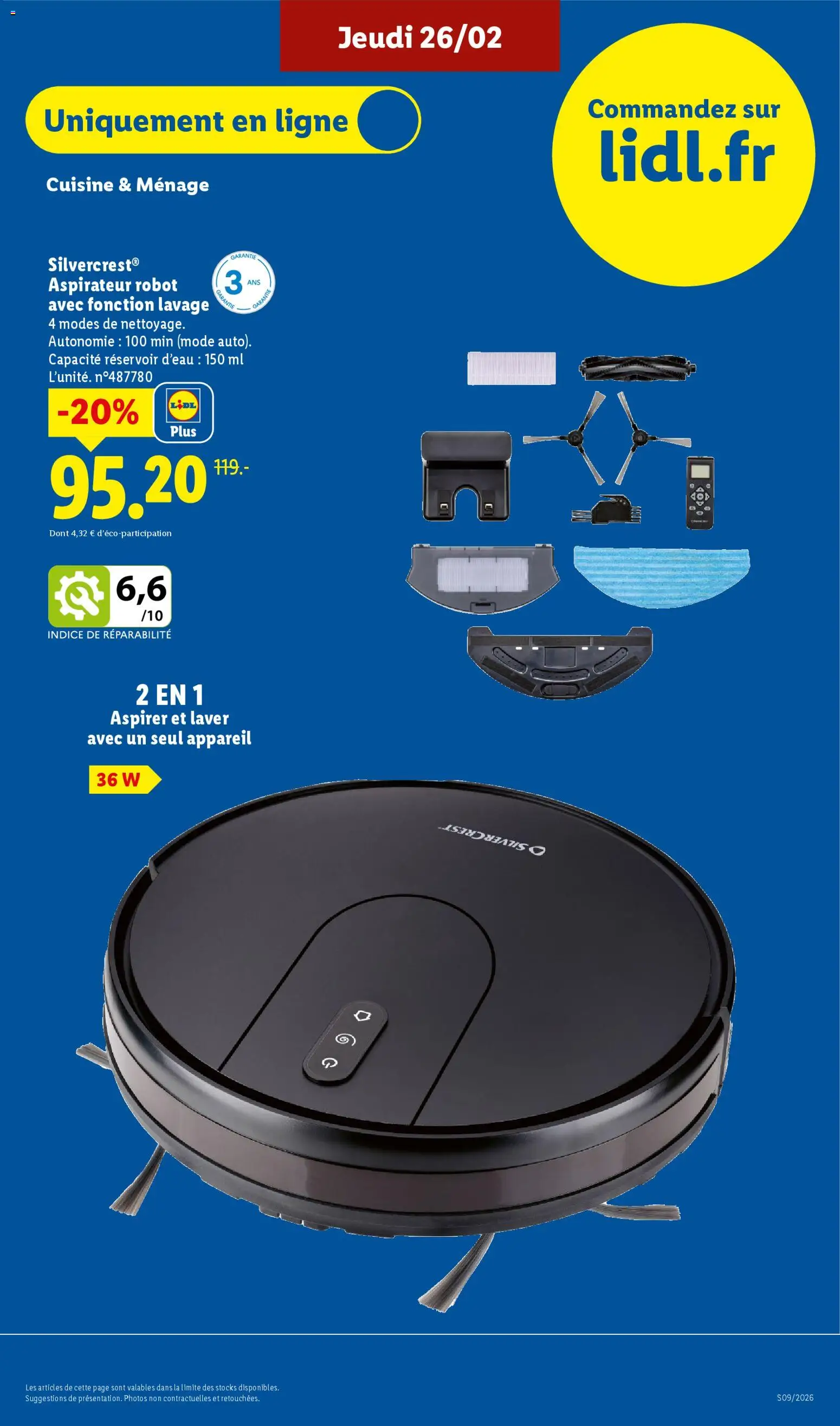 {H1} | Page: 51 | Produits: Aspirateur, Robot, Réservoir d'eau, Aspirateur robot