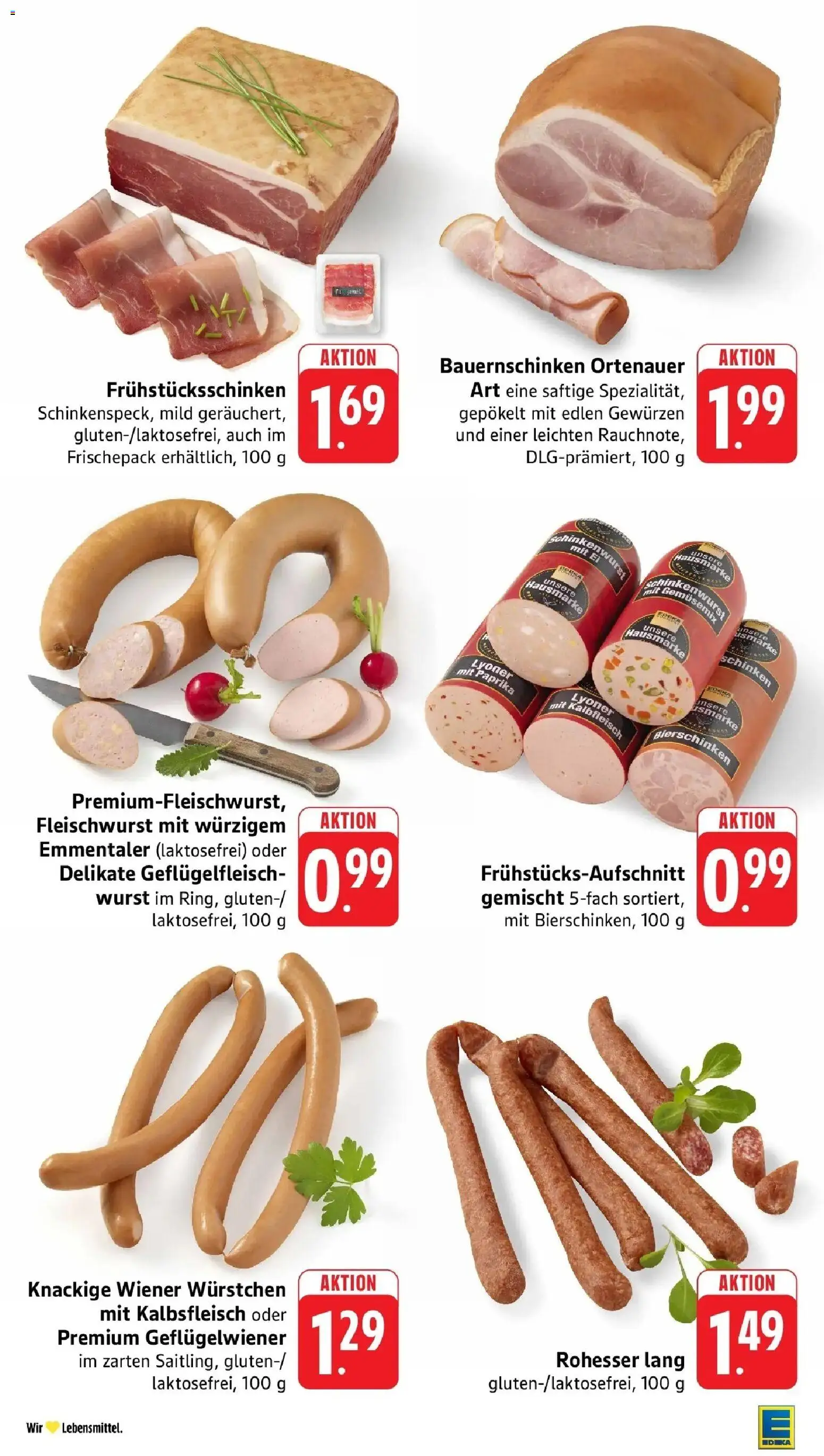 Edeka prospekt Weinheim	 – gültig ab 20.04.2026 | Seite: 11 | Produkte: Wiener wurstchen, Paprika, Wurst, Schinken
