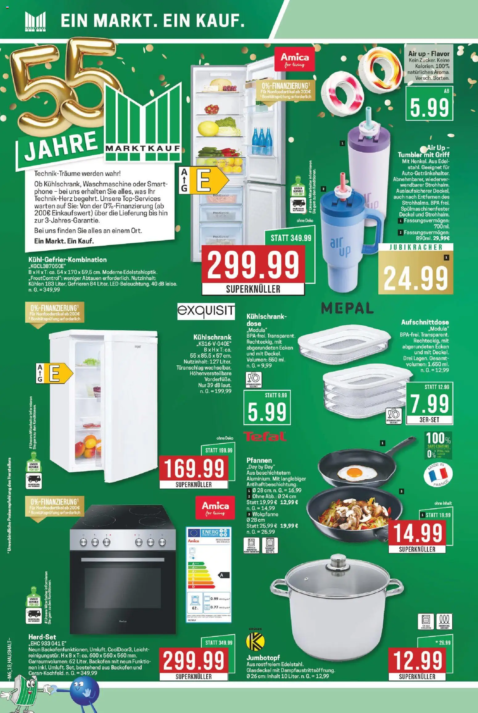 Marktkauf Prospekt 	 – gültig ab 02.02.2026 | Seite: 18 | Produkte: Kühlschrank, Waschmaschine, Backofen, Kühlgefrierkombination