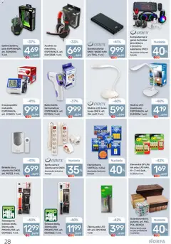 NORFA leidinys galioja nuo 27.11.2025 | Puslapis: 28 | Prekių: Pelė, Ausinės, Baterija, Termometras