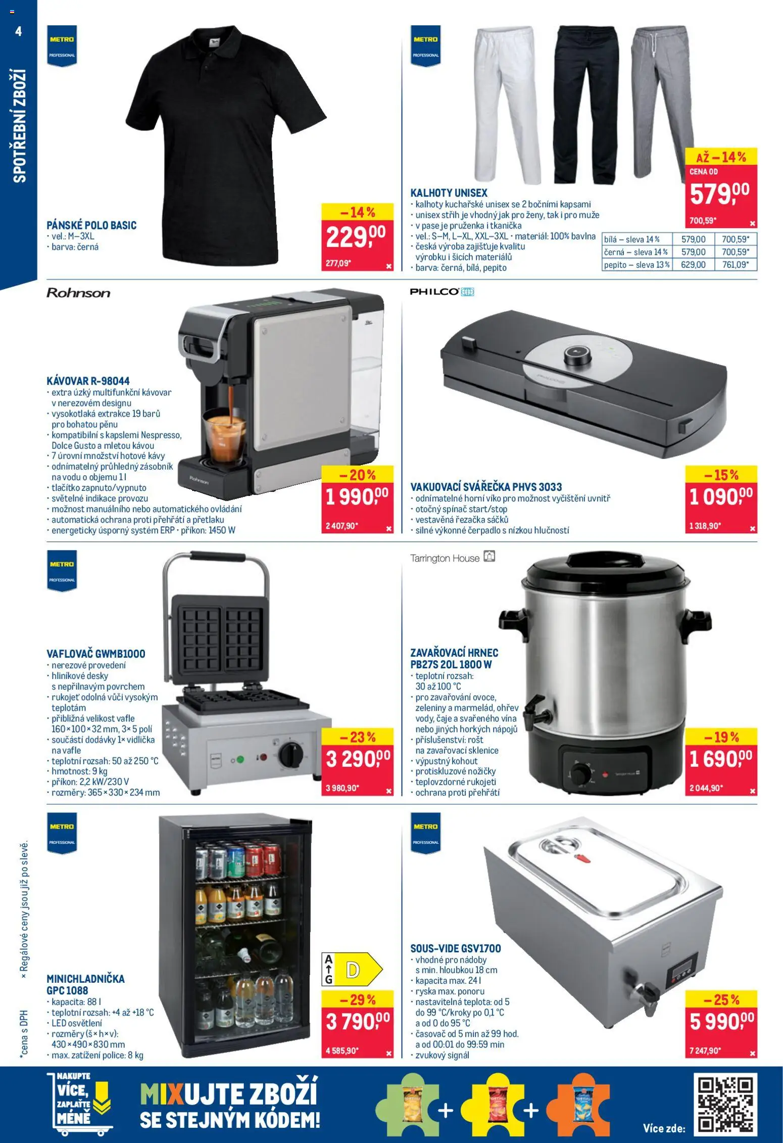 Makro leták - Spotřební zboží od 28.01.2026 | Strana: 4 | Produkty: Svářečka, Zavařovací hrnec, Police, Čerpadlo