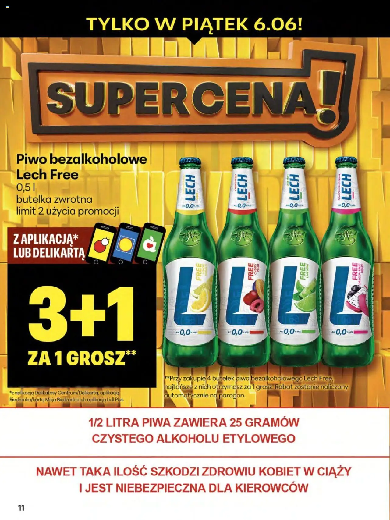 Delikatesy Centrum Gazetka - Sklepy Własne od 05.06.2025 | Strona: 11 | Produkty: Delikatesy, Piwo