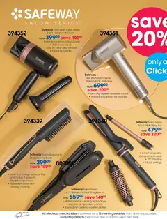 Clicks specials catalogue – valid from 28.10.2025 | Page: 64 | Products: Hair straightener, Brush