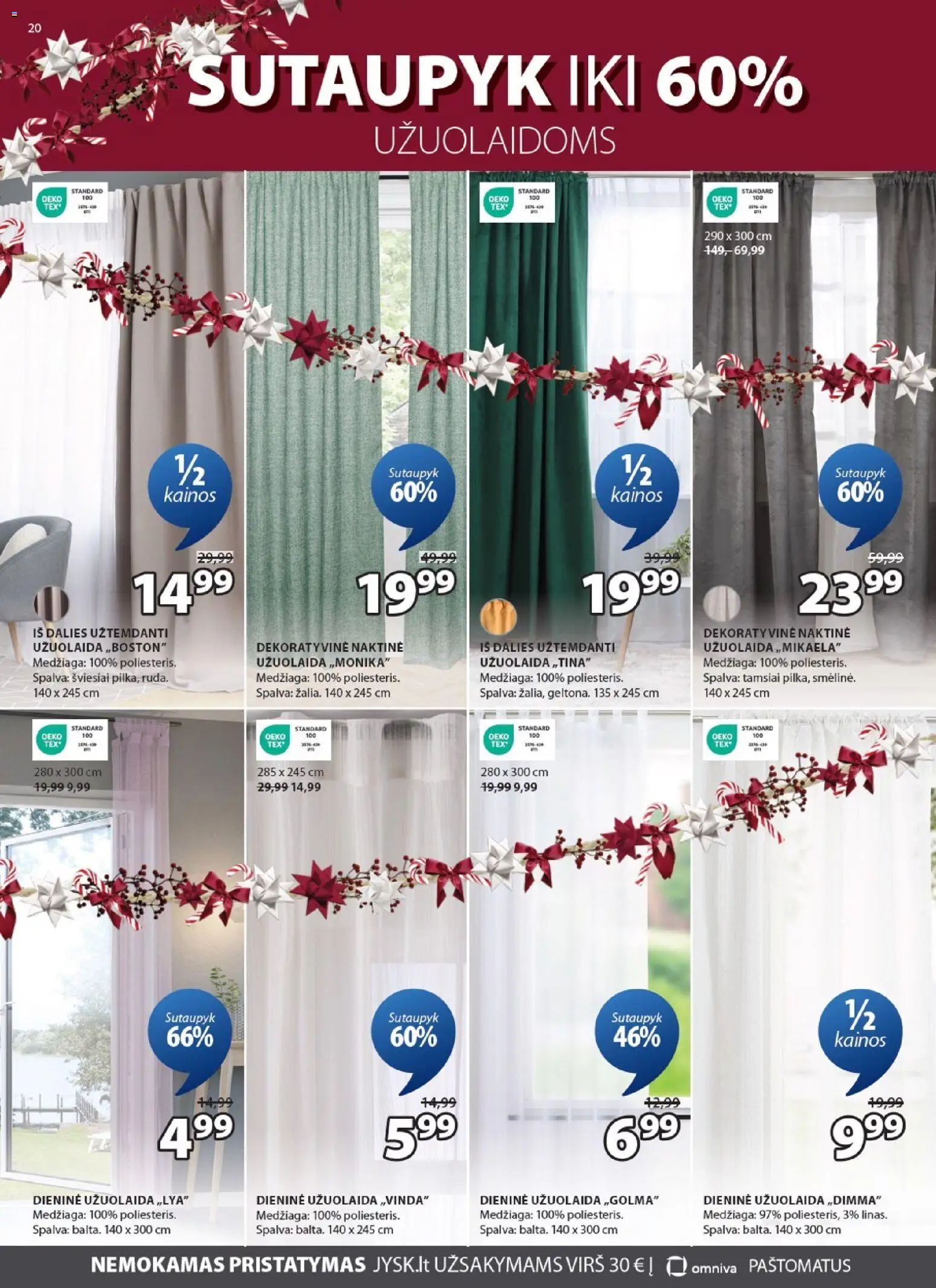 JYSK akcijos nuo 16.12.2025 | Puslapis: 20