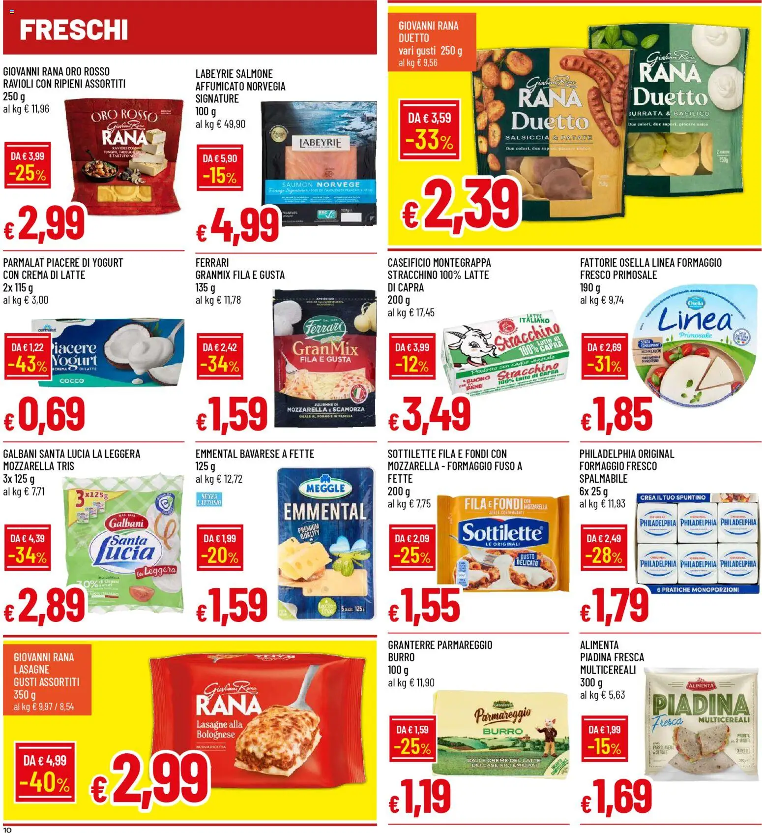 Volantino Galassia del 29.12.2025 | Pagina: 10 | Prodotti: Patate, Mozzarella, Formaggio, Salsiccia