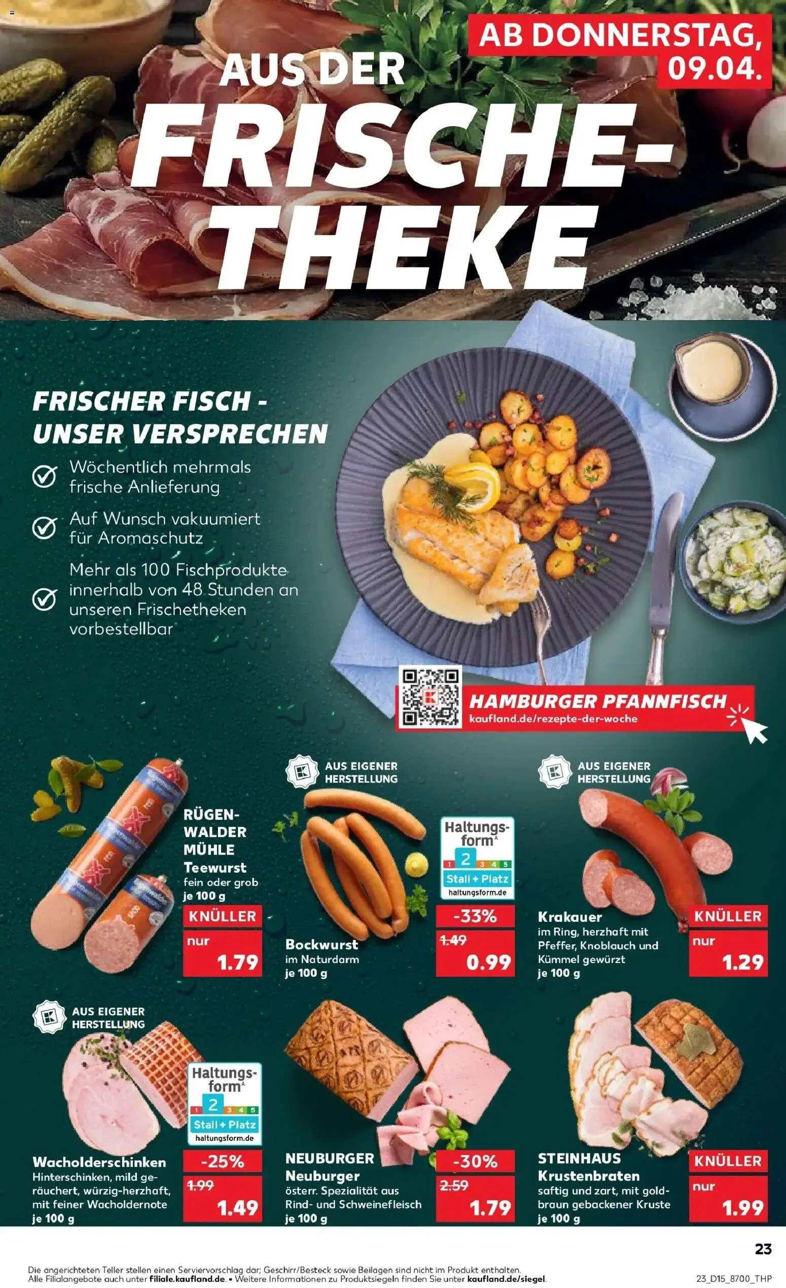 Kaufland Prospekt Kehl	 – gültig ab 07.04.2026 | Seite: 35 | Produkte: Bockwurst, Theke, Krustenbraten, Knoblauch