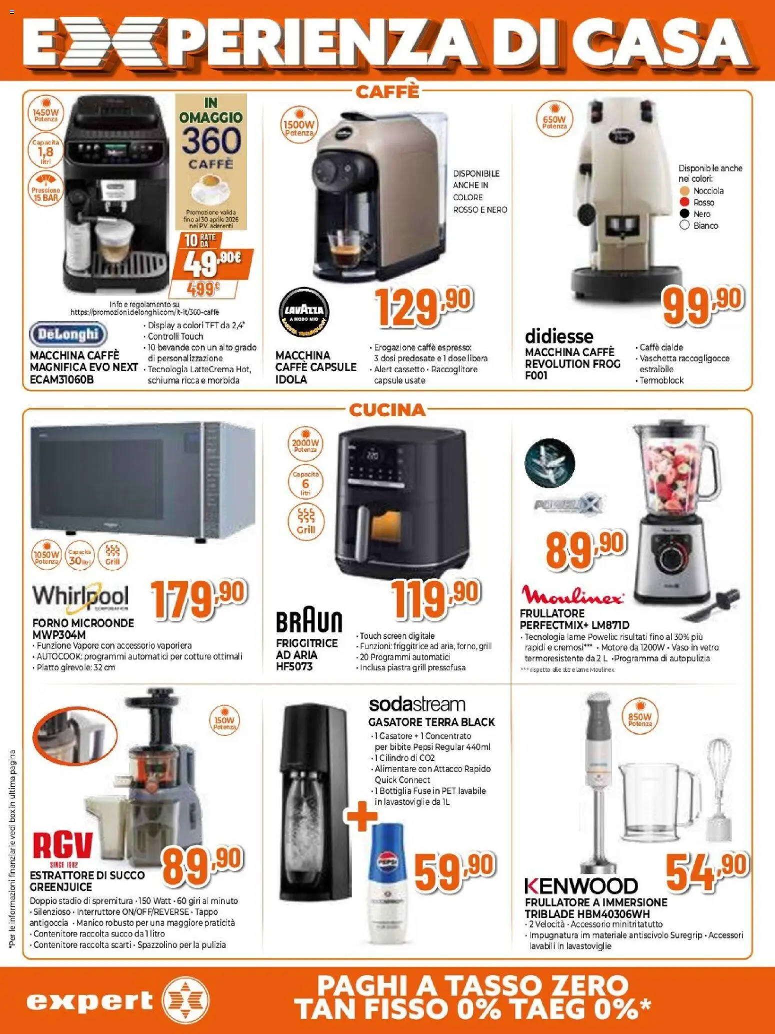 Volantino Expert del 09.04.2026 | Pagina: 19 | Prodotti: Gasatore, Succo, Contenitore, Forno