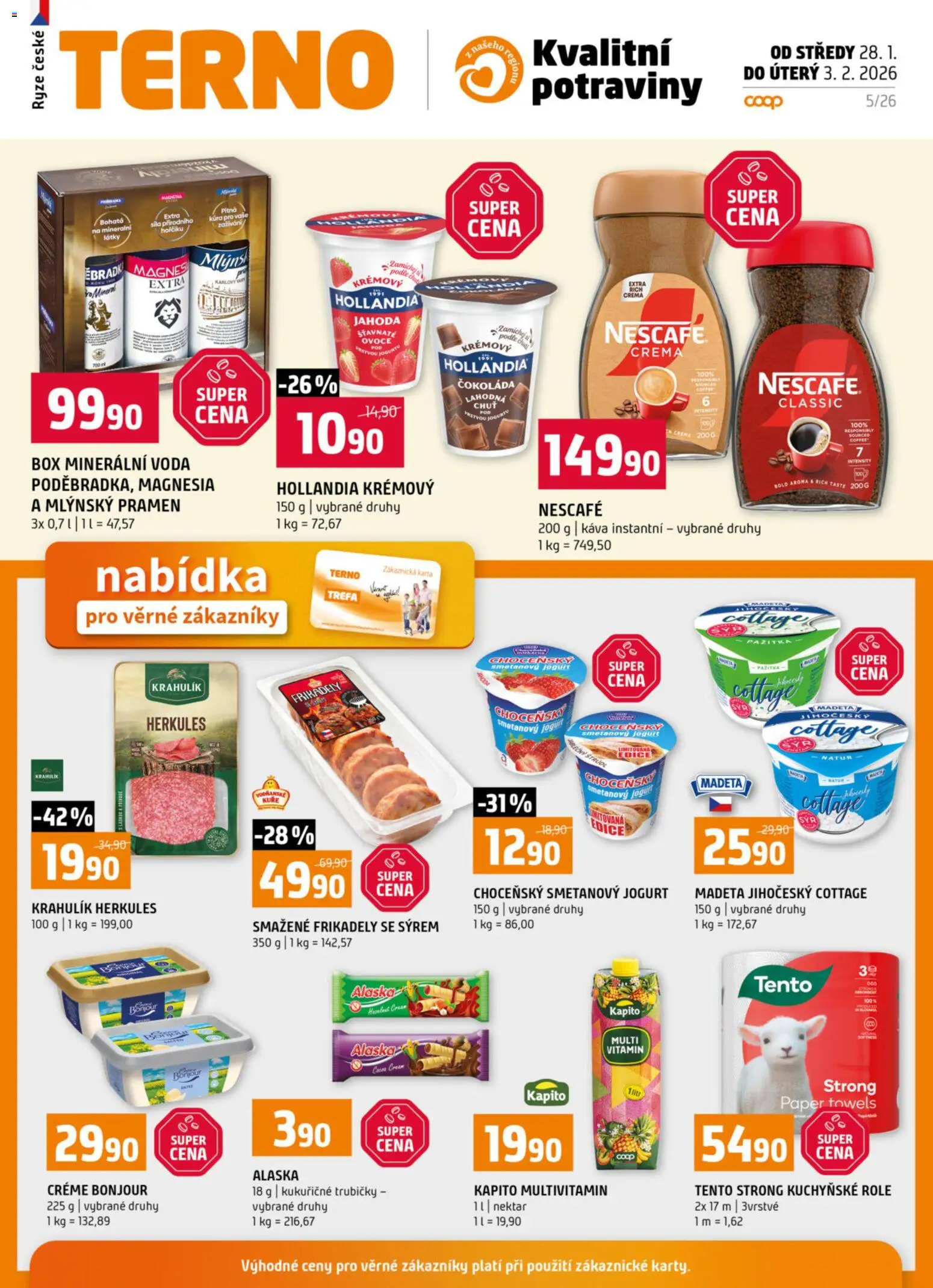 Terno leták - Český Krumlov od 28.01.2026 | Strana: 20 | Produkty: Ovoce, Box, Jogurt, Cottage