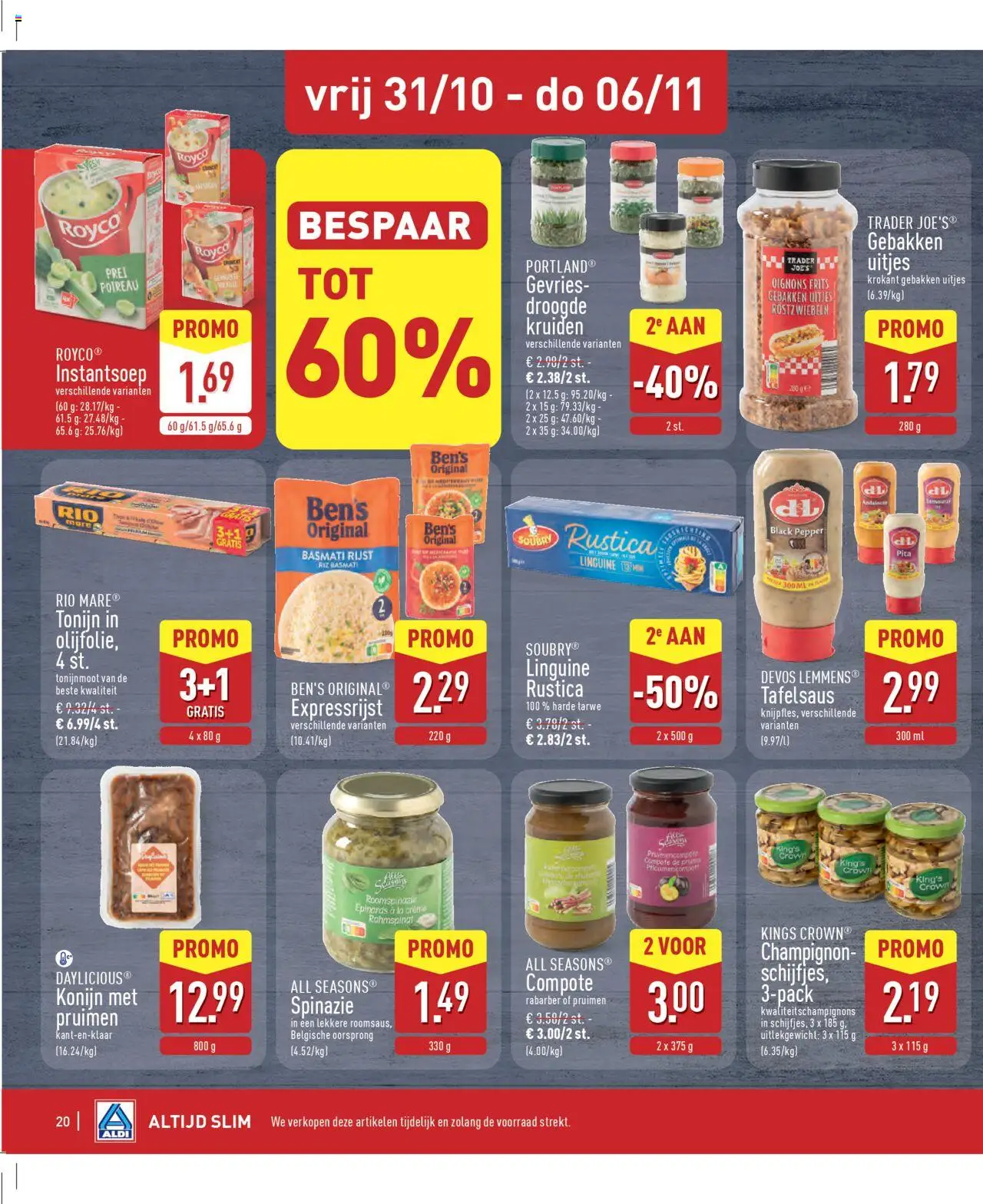 {H1} | Pagina: 20 | Producten: Tonijn, Tarwe, La, Crème