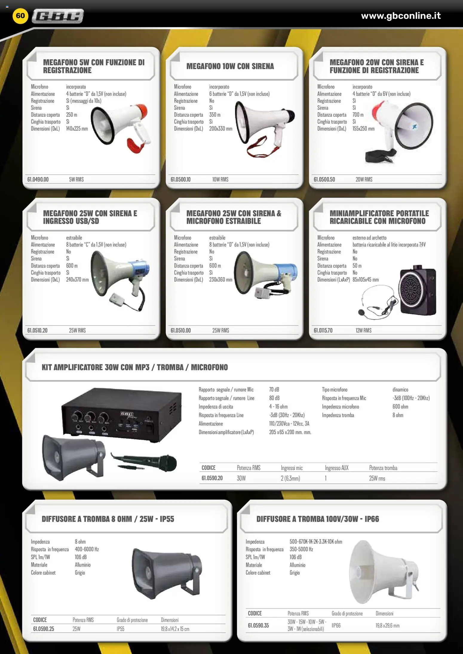 Volantino GBC del 06.02.2026 | Pagina: 60 | Prodotti: MP3, Microfono, Alluminio, Batterie