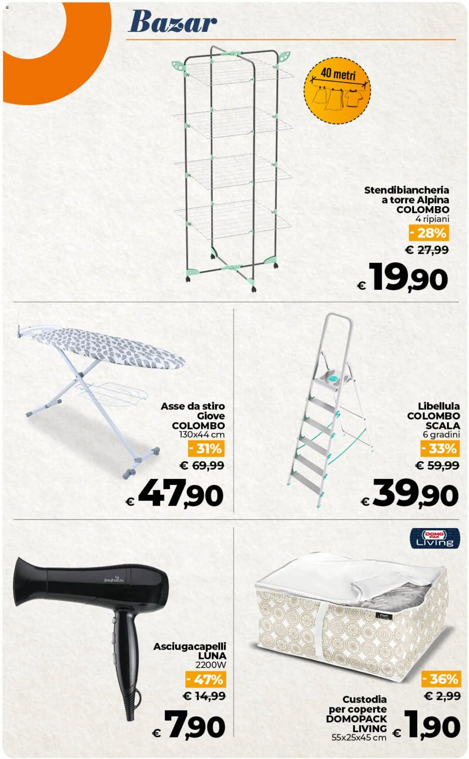 Volantino Ipercoop del 07.04.2026 | Pagina: 55 | Prodotti: Stendibiancheria, Scala, Asciugacapelli