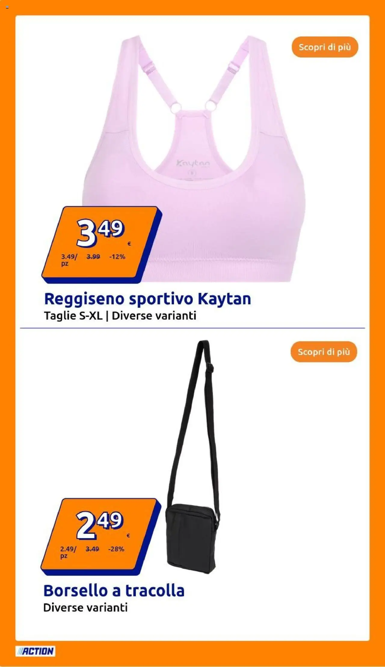 Volantino Action del 18.06.2025 | Pagina: 2 | Prodotti: Reggiseno
