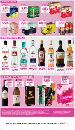 President Hyper Liquor Specials │ valid from 24.07.2025 | Page: 2 | Products: Alicate de unhas, Wine, Beer, Fish